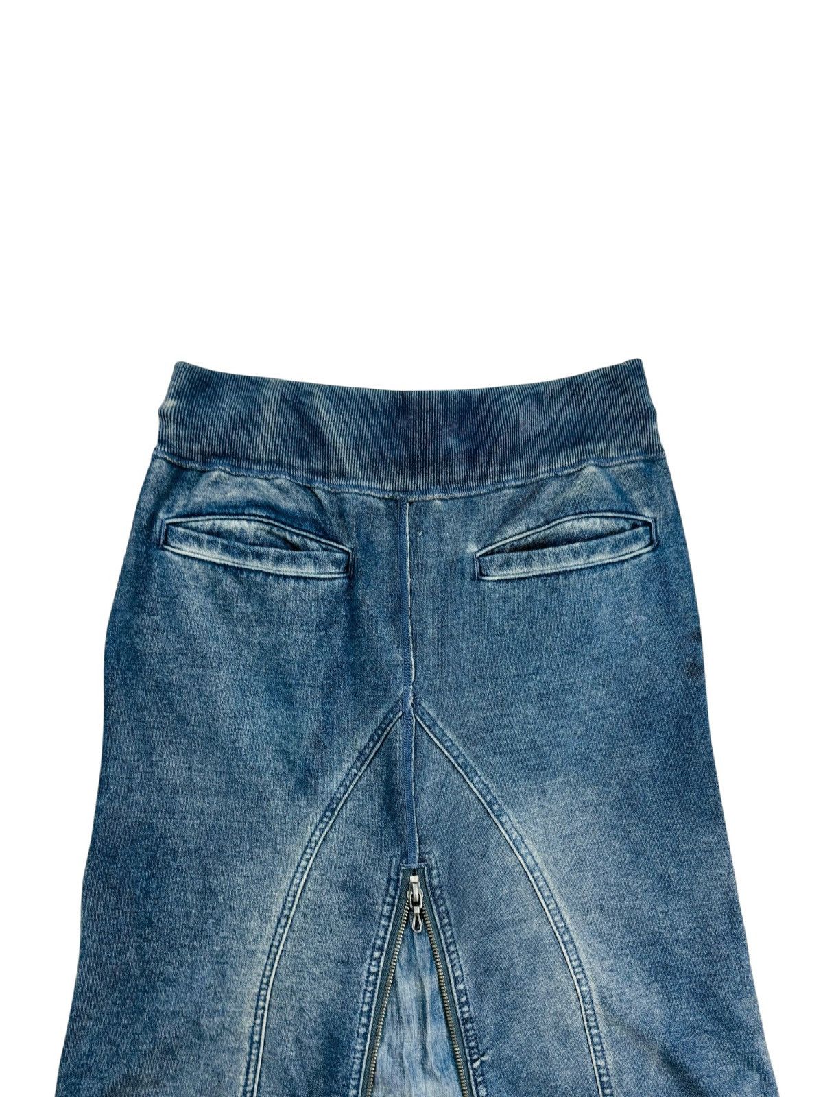 GOA Archive GOA - Maxi Multizips Skirt Denim Size 29" - 6 Thumbnail