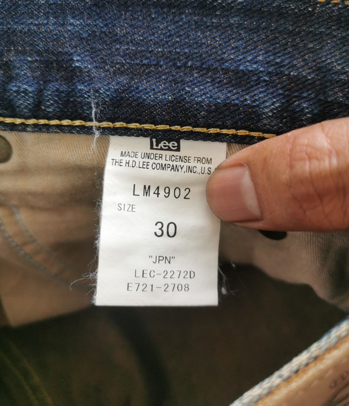 Issey Miyake × Lee Lee Denim Jeans Size US 31 - 6 Thumbnail
