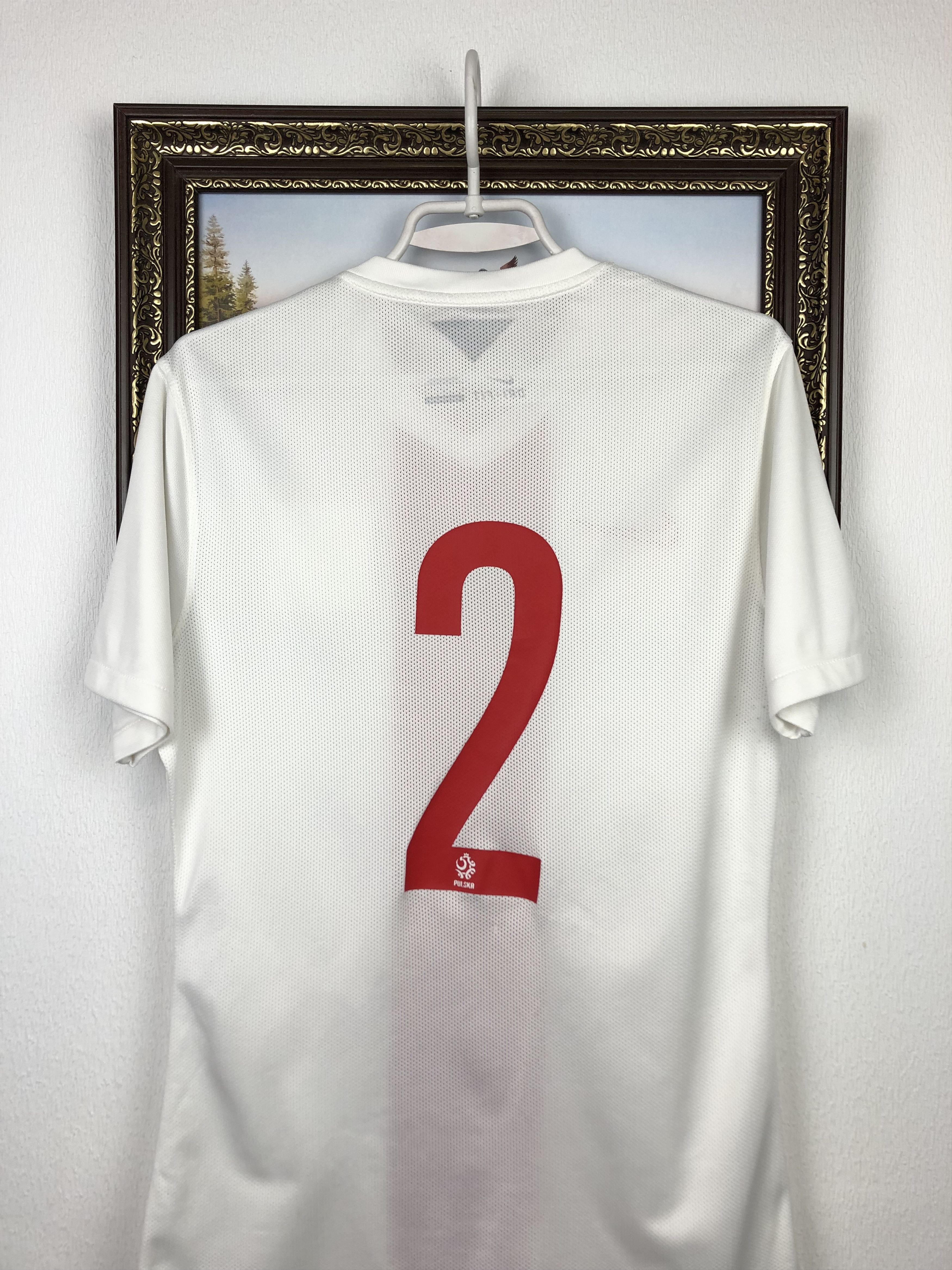 Nike Poland football shirt Soccer Jersey Player Issue Tee Hype Size US M / EU 48-50 / 2 - 10 Thumbnail