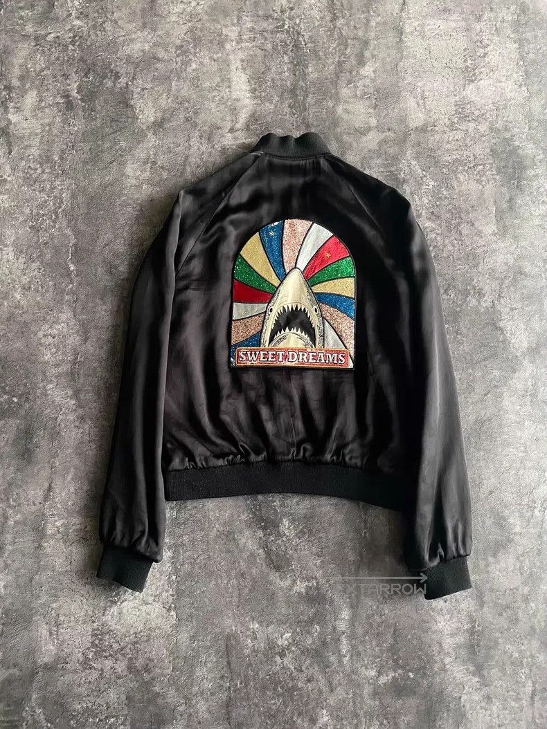 Saint Laurent Paris Saint Laurent Paris Shark Scale Silk Jacket Size US M / EU 48-50 / 2 - 1 Thumbnail