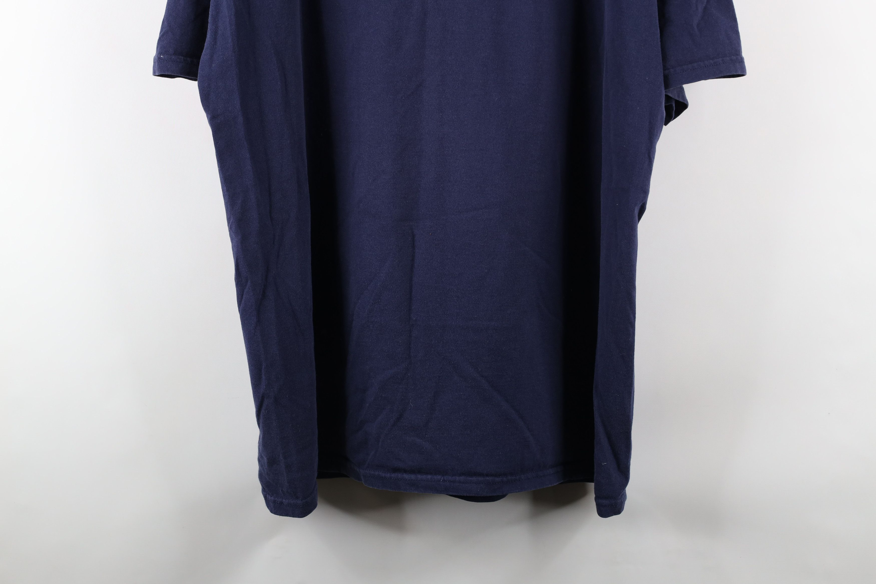Vintage Vintage 90s The Game University of Michigan T-Shirt Blue Size US XL / EU 56 / 4 - 10 Thumbnail