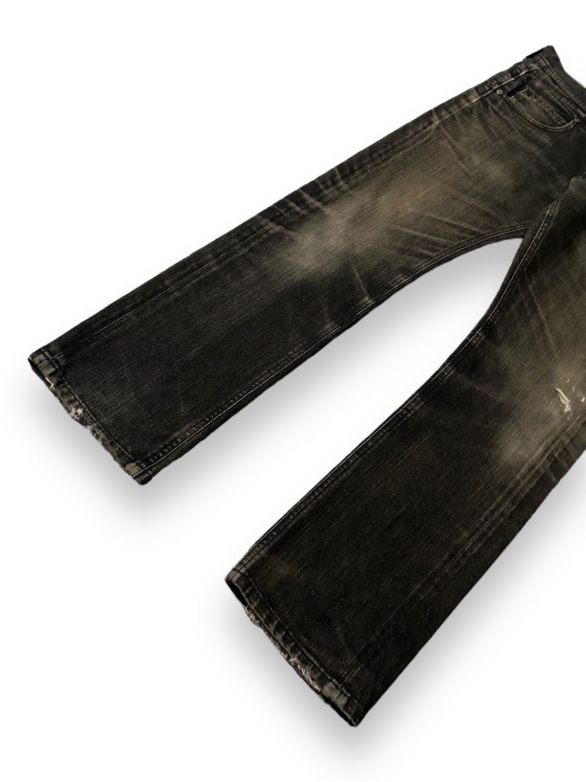 Japanese Brand Vintage Lee Riders Classic Retro Ripped Jeans Denim Size US 36 / EU 52 - 5 Thumbnail