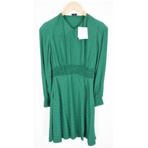 Splendid Splendid X Cellajaneblog Green Eyelet Smocked Waistband Mini Size XS / US 0-2 / IT 36-38 - 9 Thumbnail