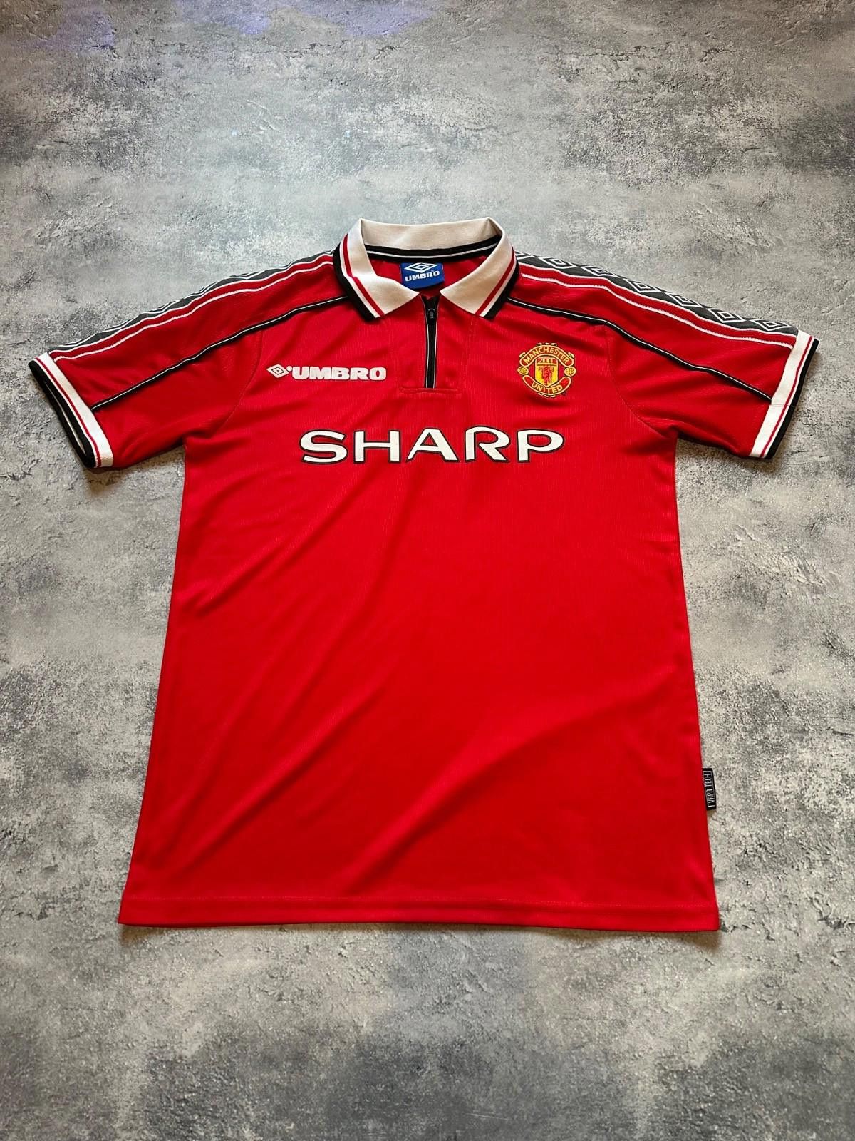 Vintage 1998 Manchester United Football Umbro Kit Jersey