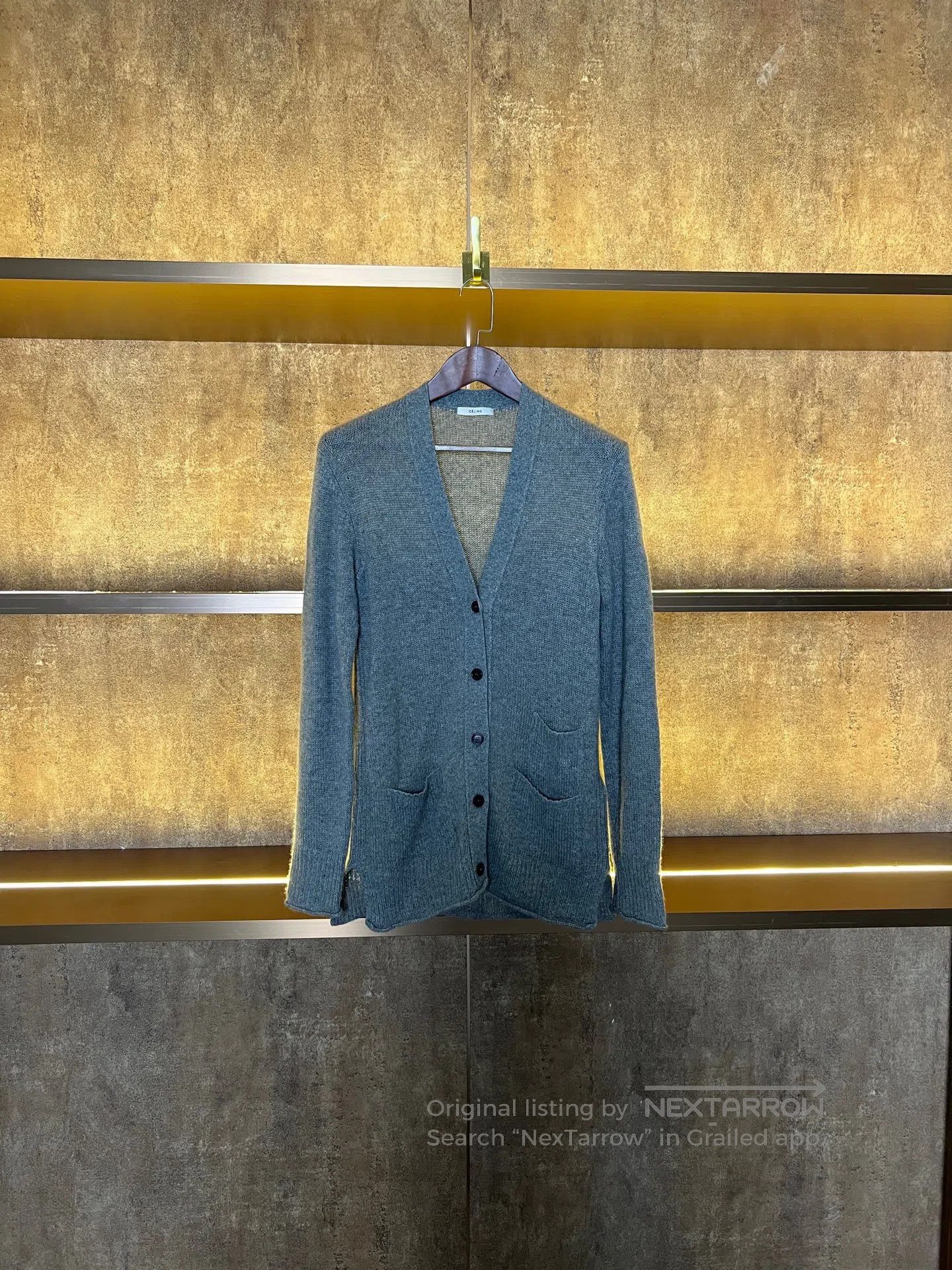 Celine CELINE Cashmere Cardigan| Size US S / EU 44-46 / 1 - 1 Thumbnail