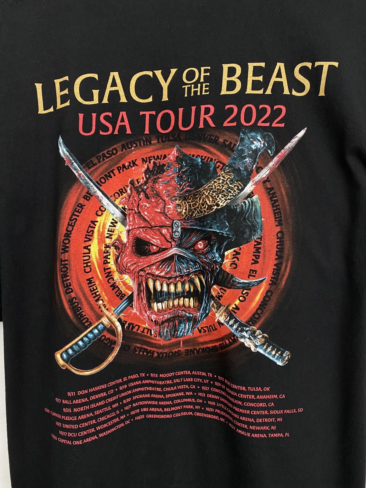 Iron Maiden 🇺🇸 ☠️ Vintage Y2K Iron Maiden Death Skull Skeleton Rare Retro Size US XXL / EU 58 / 5 - 4 Thumbnail