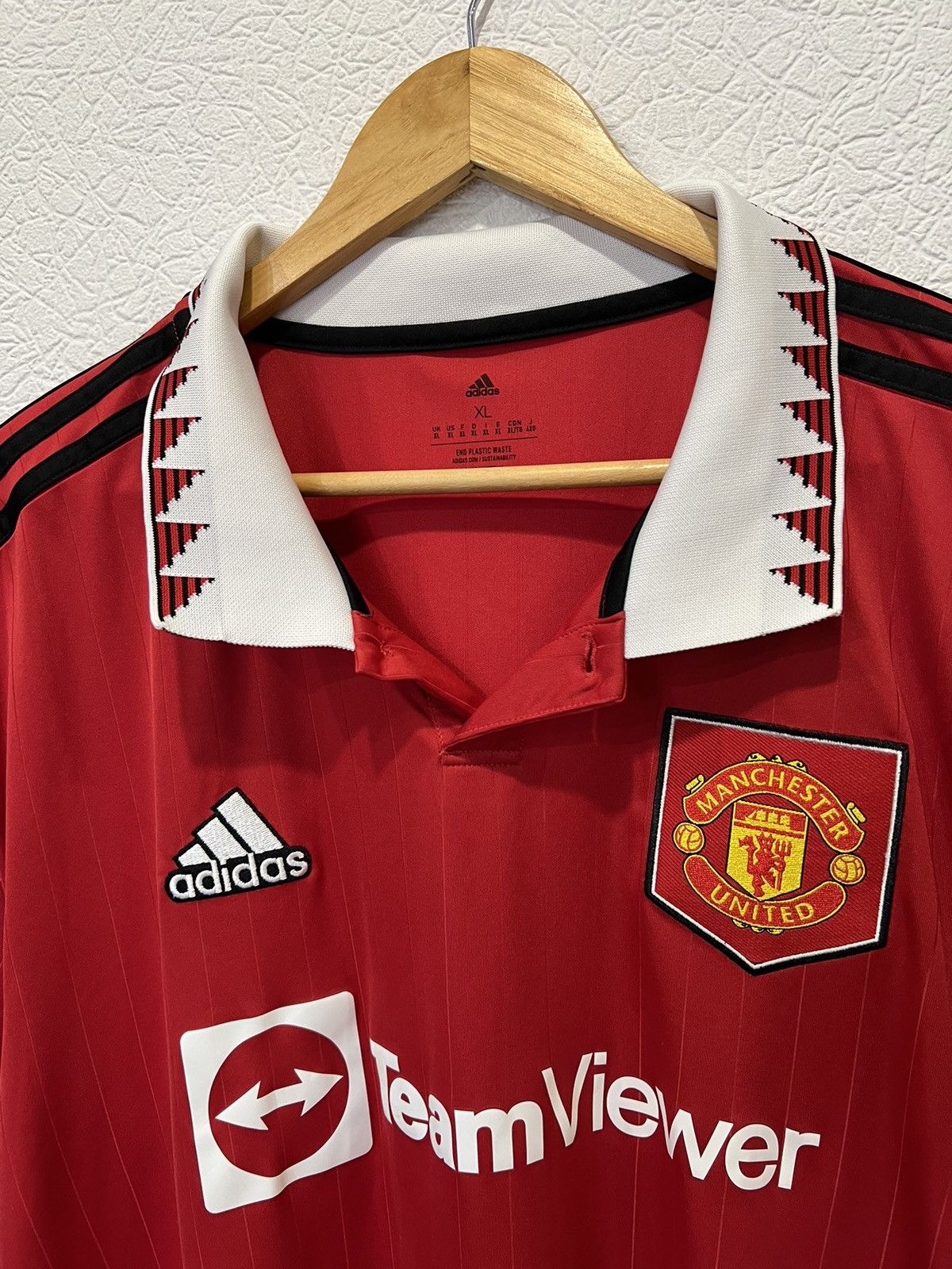 Adidas Manchester United Adidas 2022/2023 Home Kit Soccer Jersey Size US XL / EU 56 / 4 - 2 Thumbnail