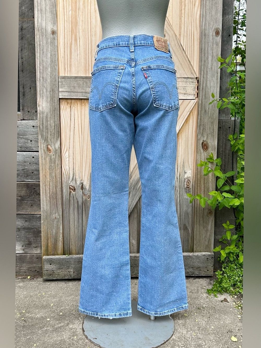 Levi's Vintage Clothing Vintage Y2K Levis 550 Stretch Denim Mid Rise Boot Cut Jeans Size 27" / US 4 / IT 40 - 4 Thumbnail