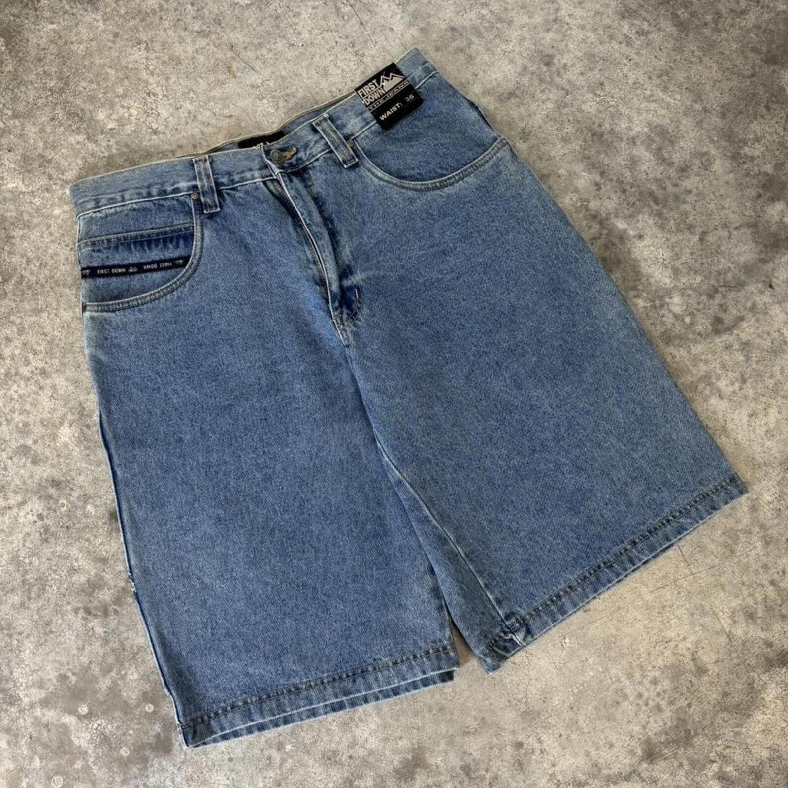 Southpole Y2K Wide Leg Baggy Alternative 2000s Jorts Size US 36 / EU 52 - 7 Thumbnail