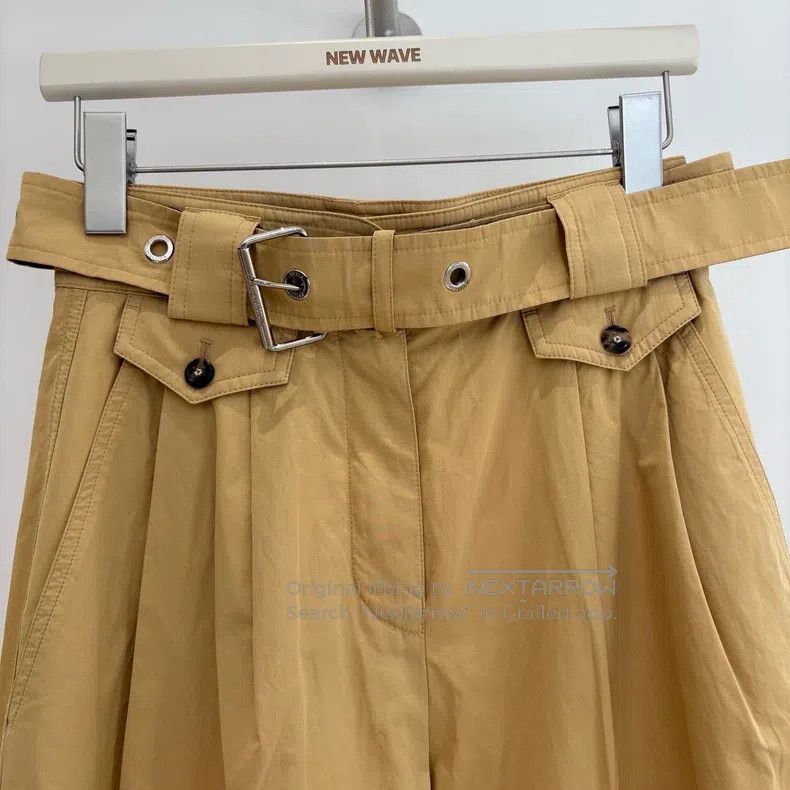 Louis Vuitton Louis Vuitton Khaki full logo belt slacks pants Size US 36 / EU 52 - 3 Thumbnail
