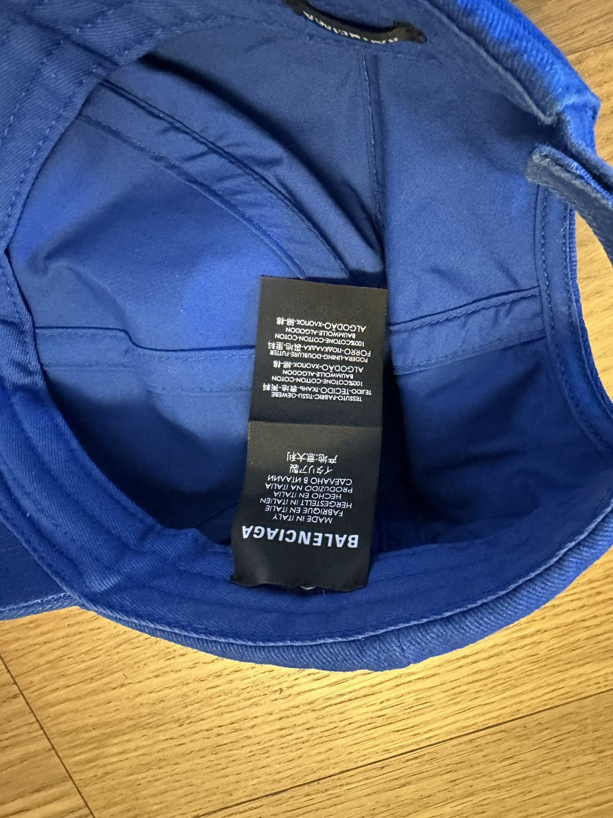 Balenciaga Balenciaga blue hat with logo Size ONE SIZE - 4 Thumbnail