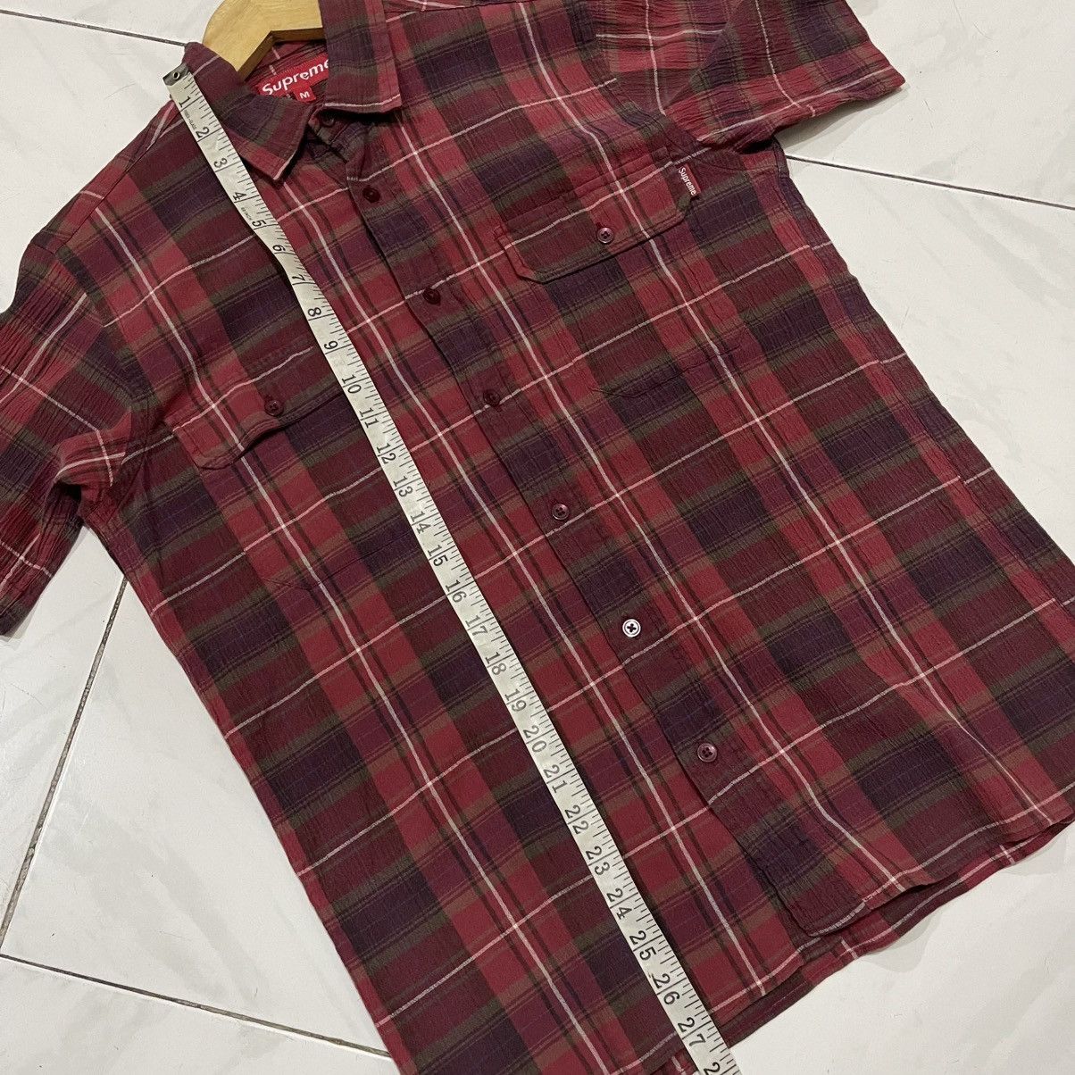 Supreme Vintage supreme plaid button shirt Size US M / EU 48-50 / 2 - 8 Thumbnail
