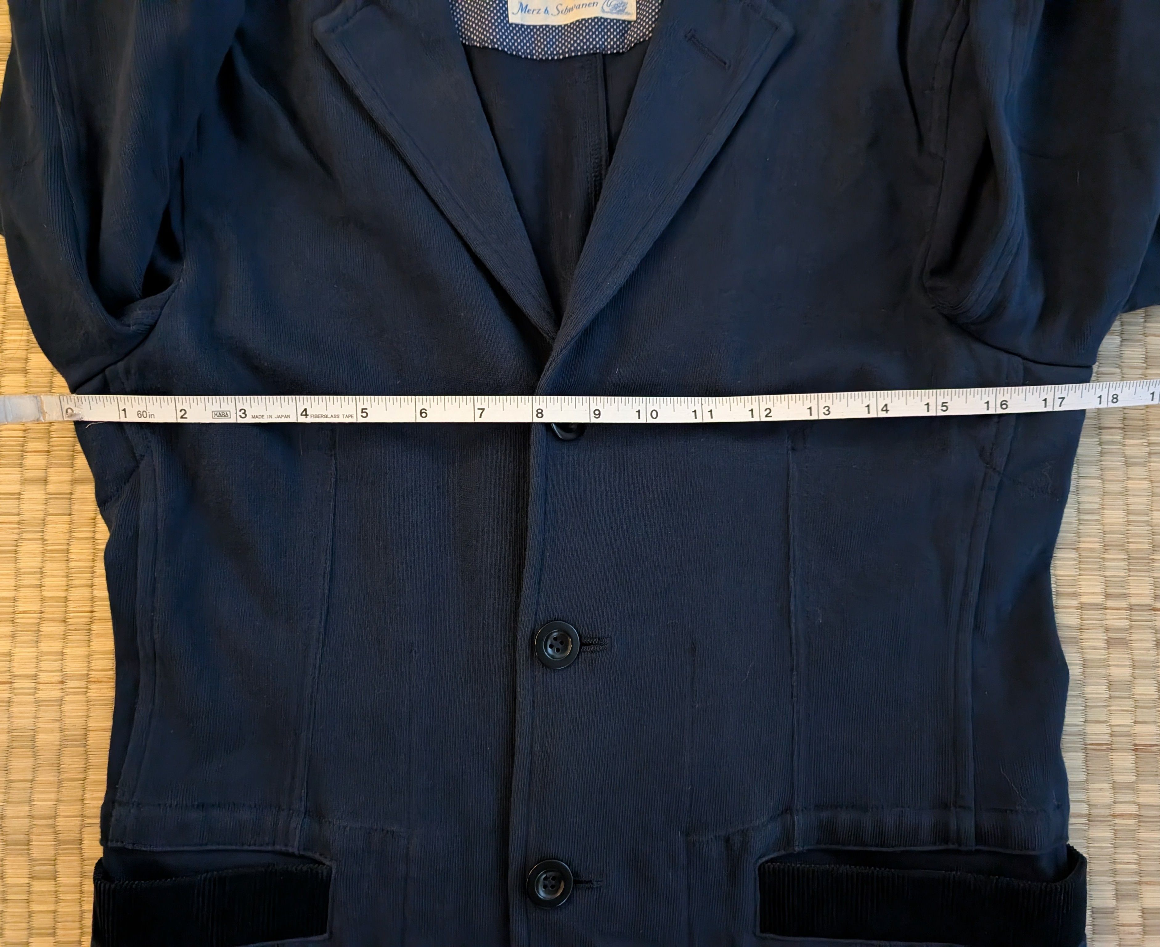 Comme des Garcons × Merz B. Schwanen Merz B. Schwanen x Comme des Garcons Cotton Blazer Jacket Size 36R - 6 Thumbnail