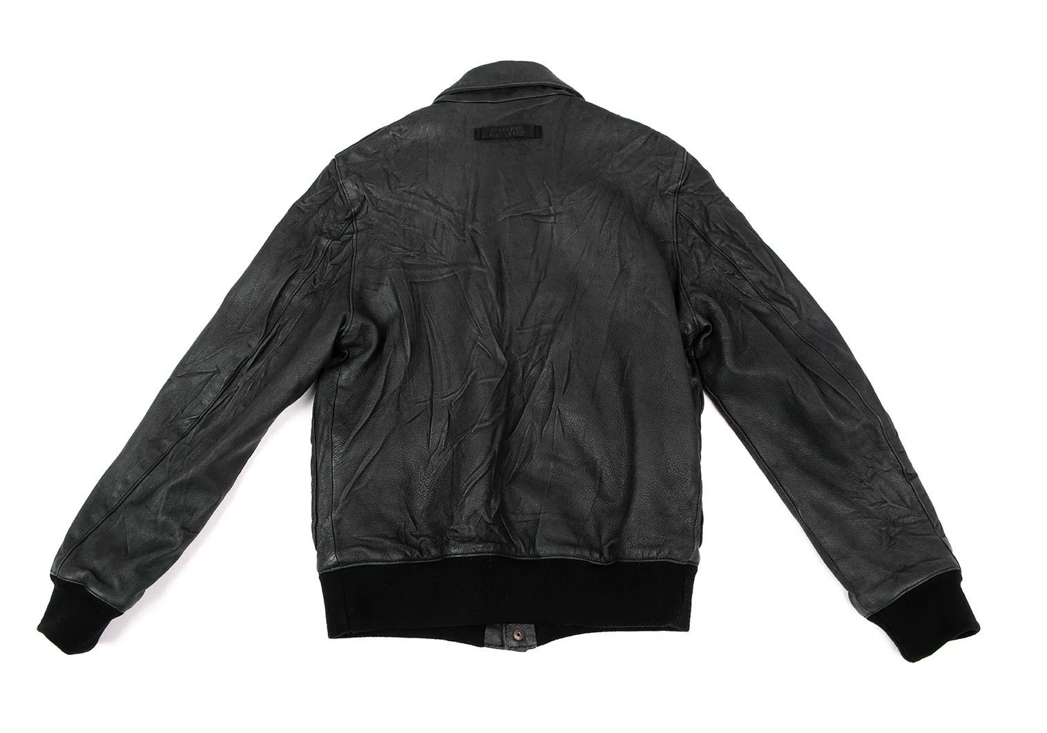 Jean Paul Gaultier Lambskin A2 Jacket in Navy Black Size 48 Size US M / EU 48-50 / 2 - 14 Thumbnail