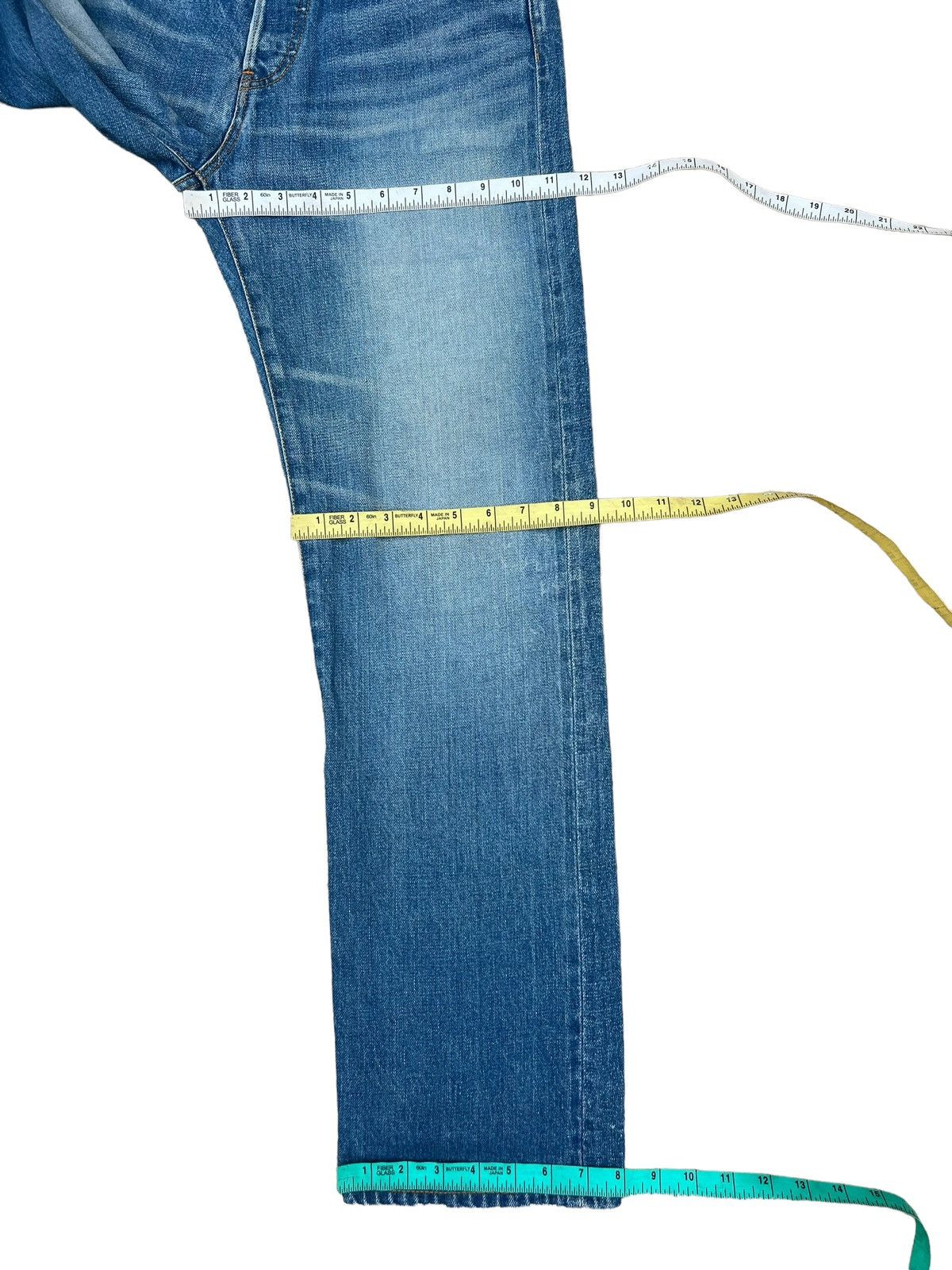 YAECA YEACA Japan Faded Blue Denim Selvedge Jeans Size US 30 / EU 46 - 4 Thumbnail