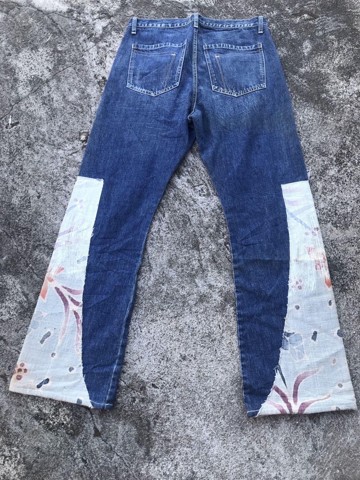 Japanese Brand Japanese Brand Indigo Ku Flare Jeans Size US 31 - 3 Thumbnail