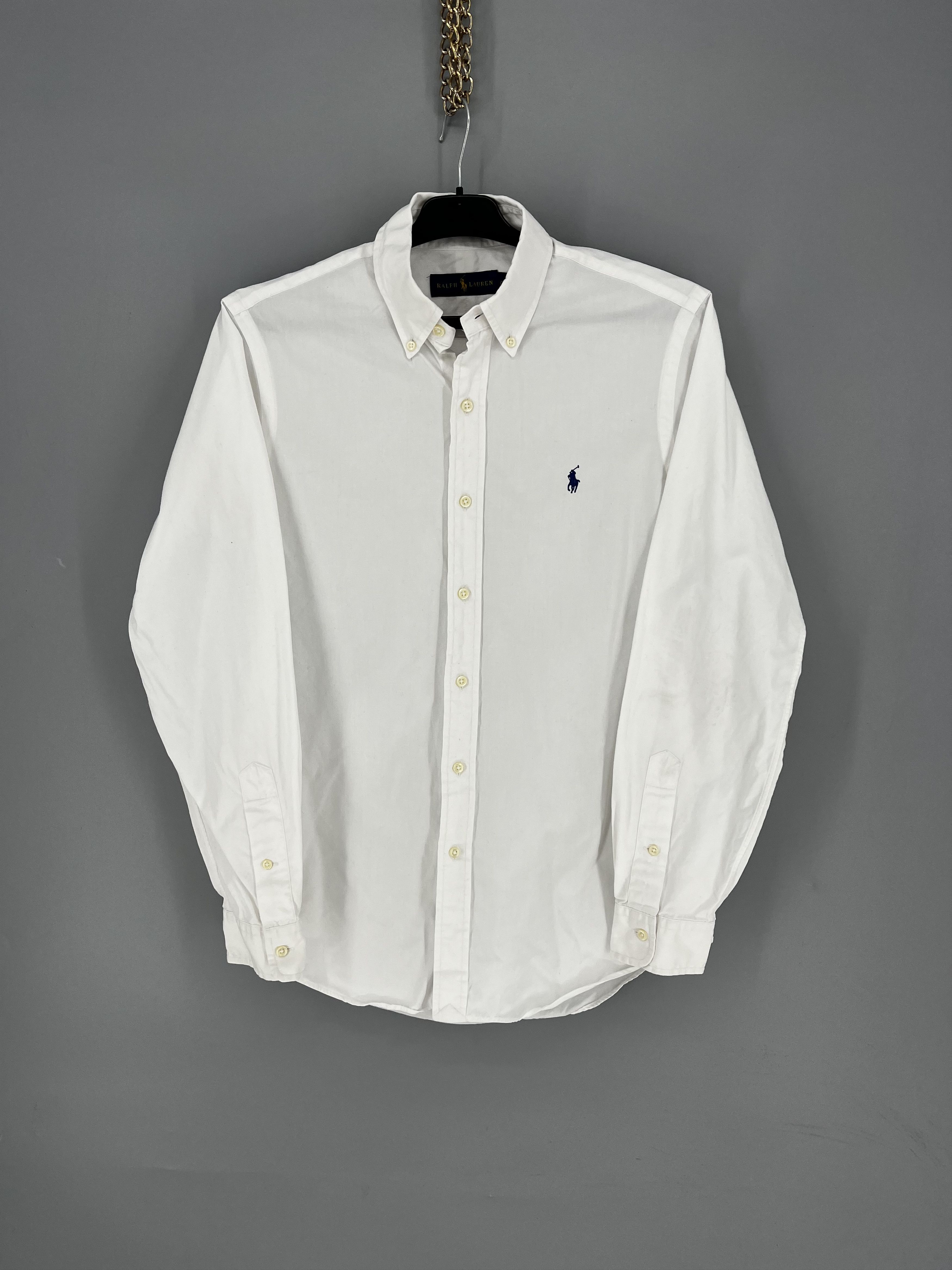 Vintage Vintage White Shirt Polo Ralph Lauren Size XL Rare Size US S / EU 44-46 / 1 - 1 Thumbnail