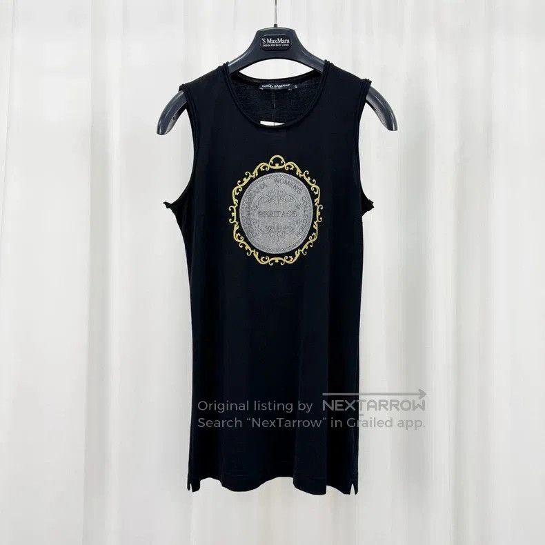 Dolce & Gabbana Dolce&Gabbana Printed Sleeveless Top. Size US L / EU 52-54 / 3 - 1 Thumbnail