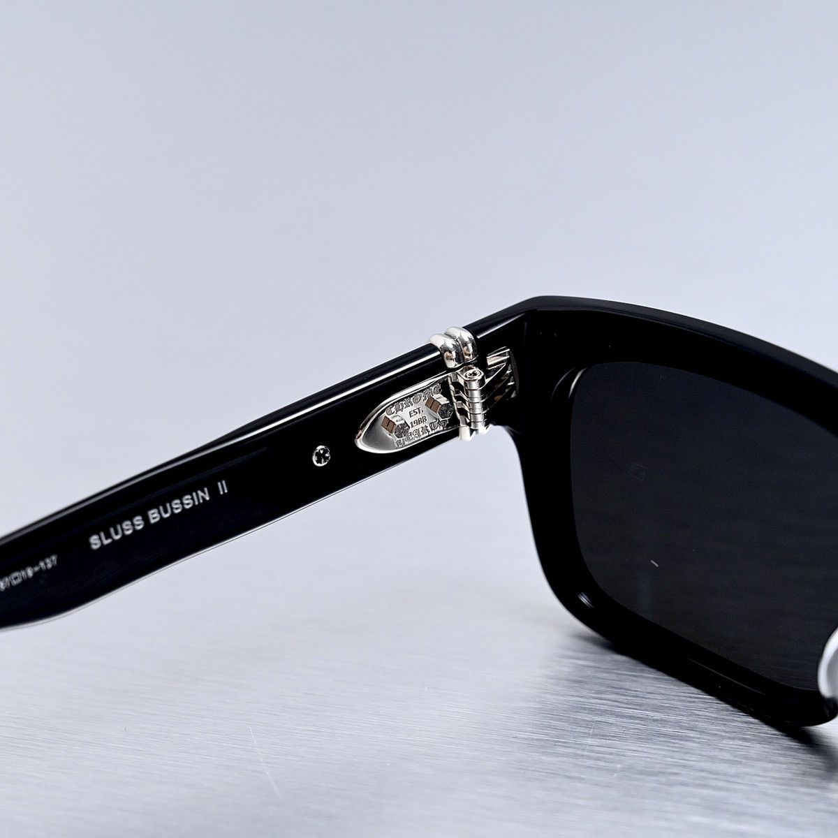 Chrome Hearts CHROME HEARTS SLUSS BUSSIN II BLACK SUNGLASSES Size ONE SIZE - 6 Thumbnail