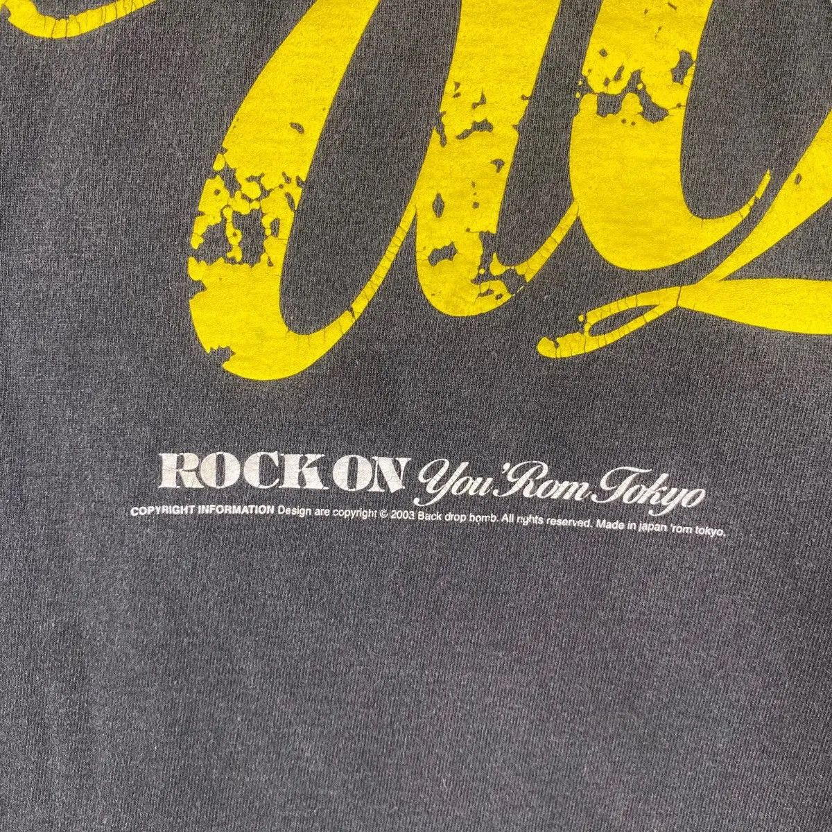 Band Tees Vintage 00's BACK DROP BOMB Japanese Rock Band Graphic Tee Size US XL / EU 56 / 4 - 3 Thumbnail
