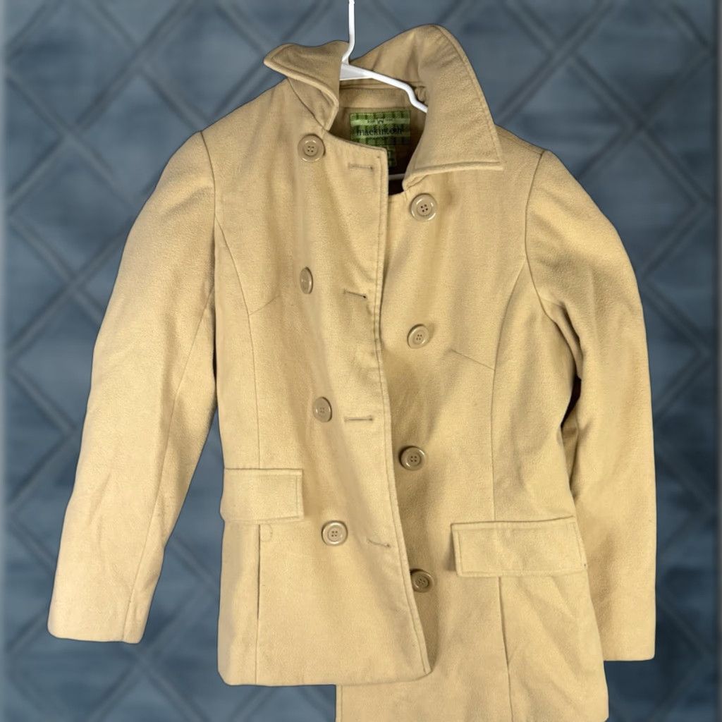 Mackintosh Mackintosh Coat Women's M Tan Brown Winter Coat Mid-Length Solid Polyester Lining Regular Jacket Women Size M / US 6-8 / IT 42-44 - 1 Thumbnail