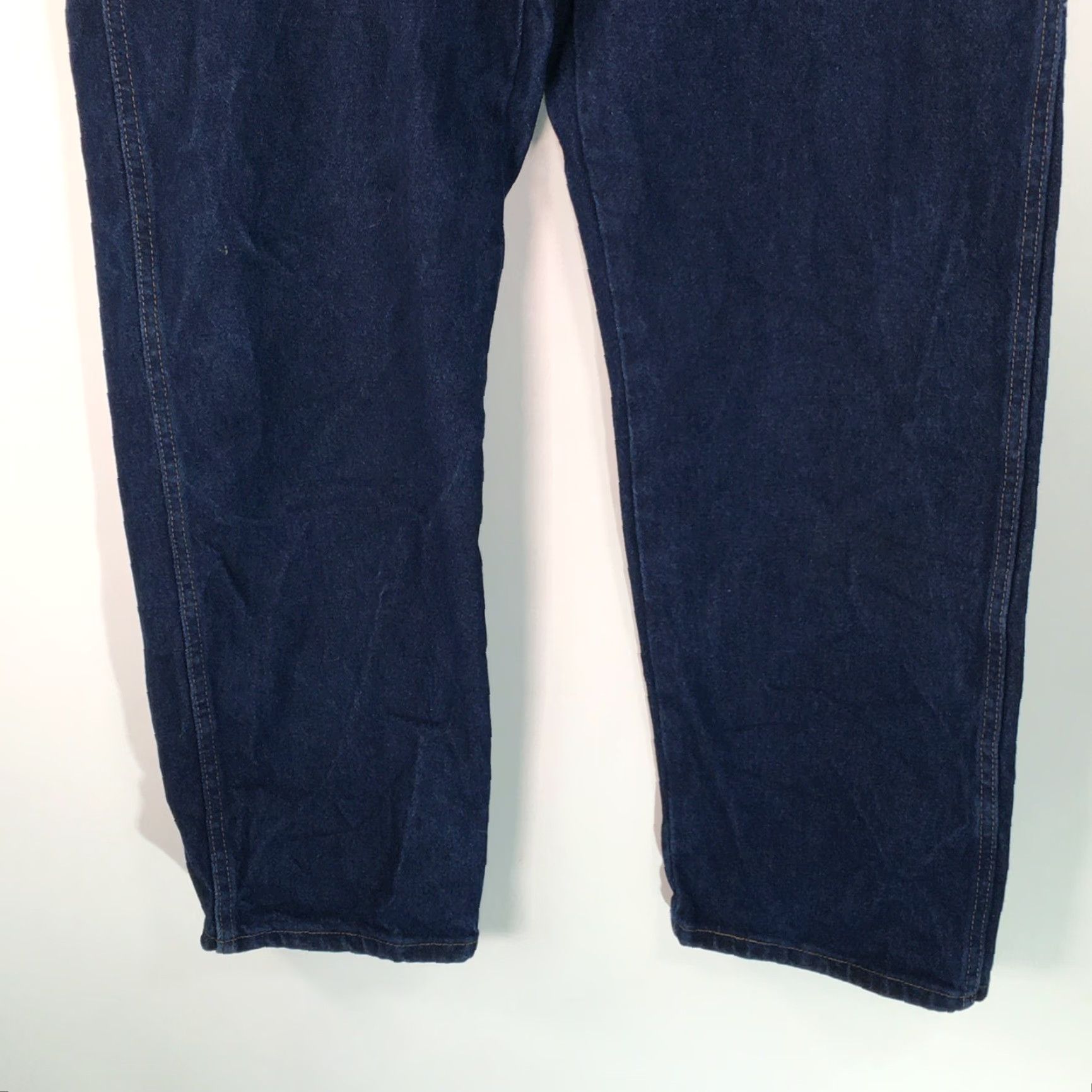 Denime Rustler Mens Heavyweight Regular Fit Straight Leg Blue Denim Jeans Size 40x30 Vintage Size US 40 / EU 56 - 4 Thumbnail