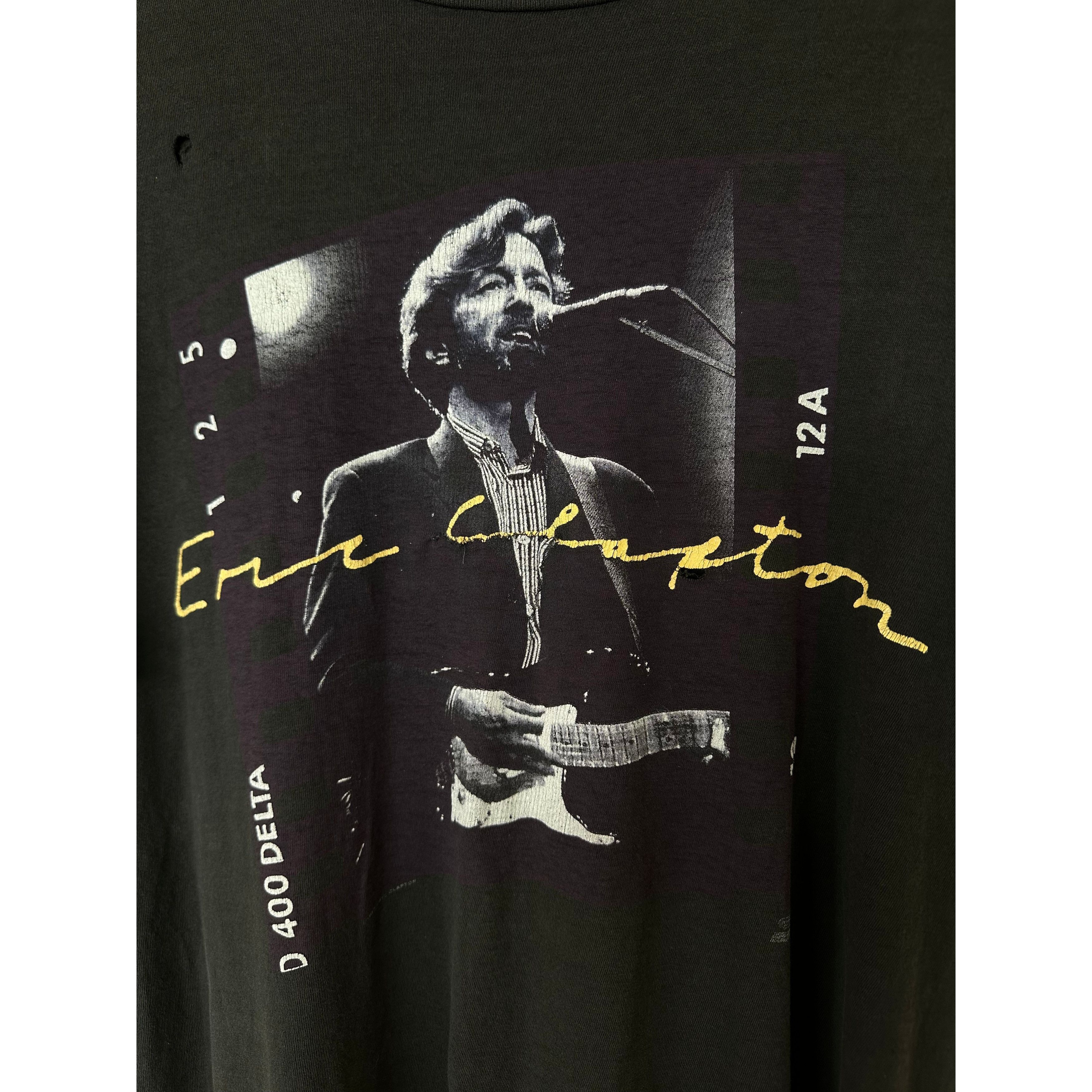 Vintage Eric Clapton Vintage Tour T-Shirt Size US XL / EU 56 / 4 - 3 Thumbnail