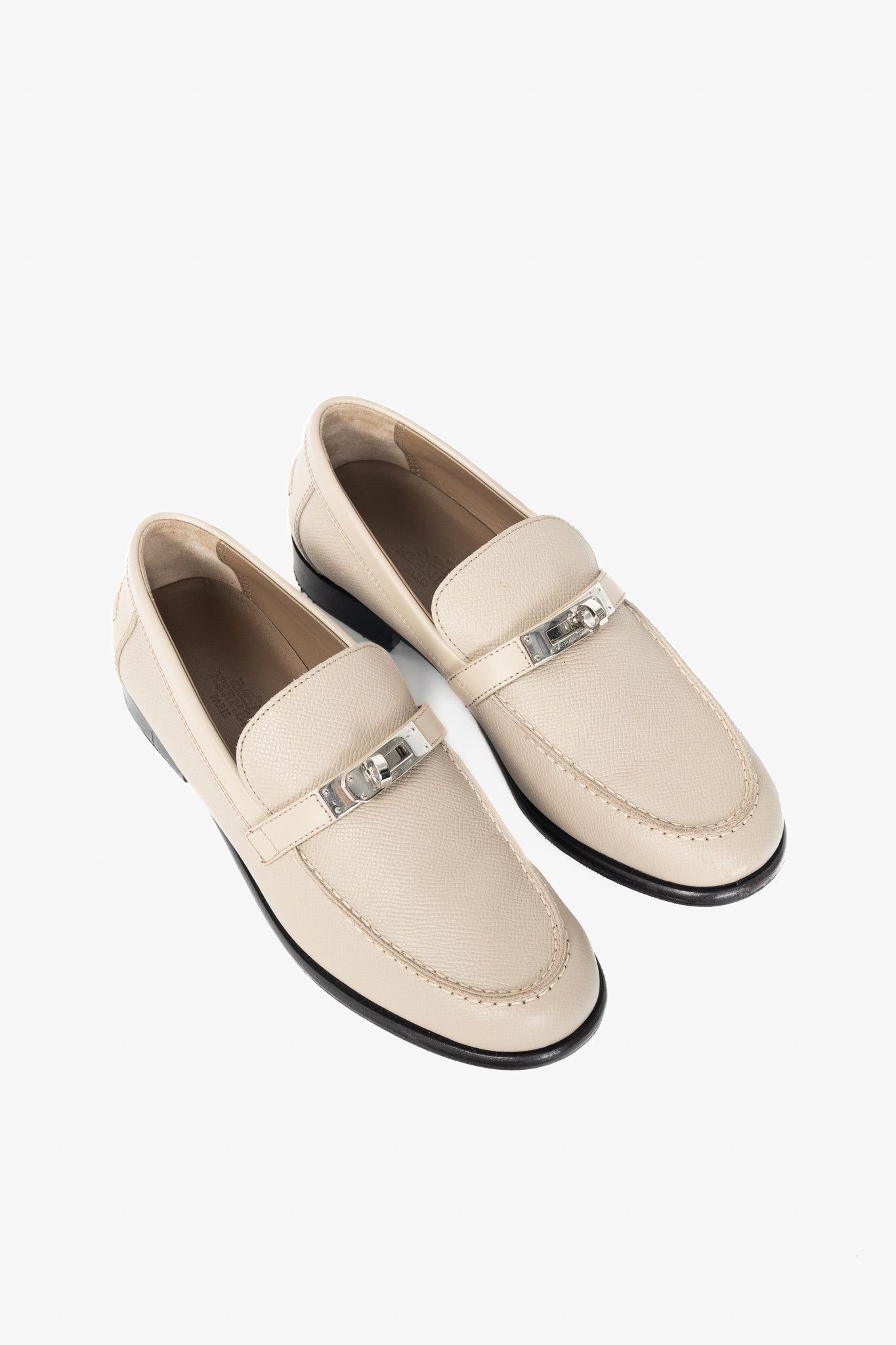Hermes Hermes Destin Epsom Calfskin Kelly-Buckle Loafers Size US 6.5 / IT 36.5 - 1 Thumbnail