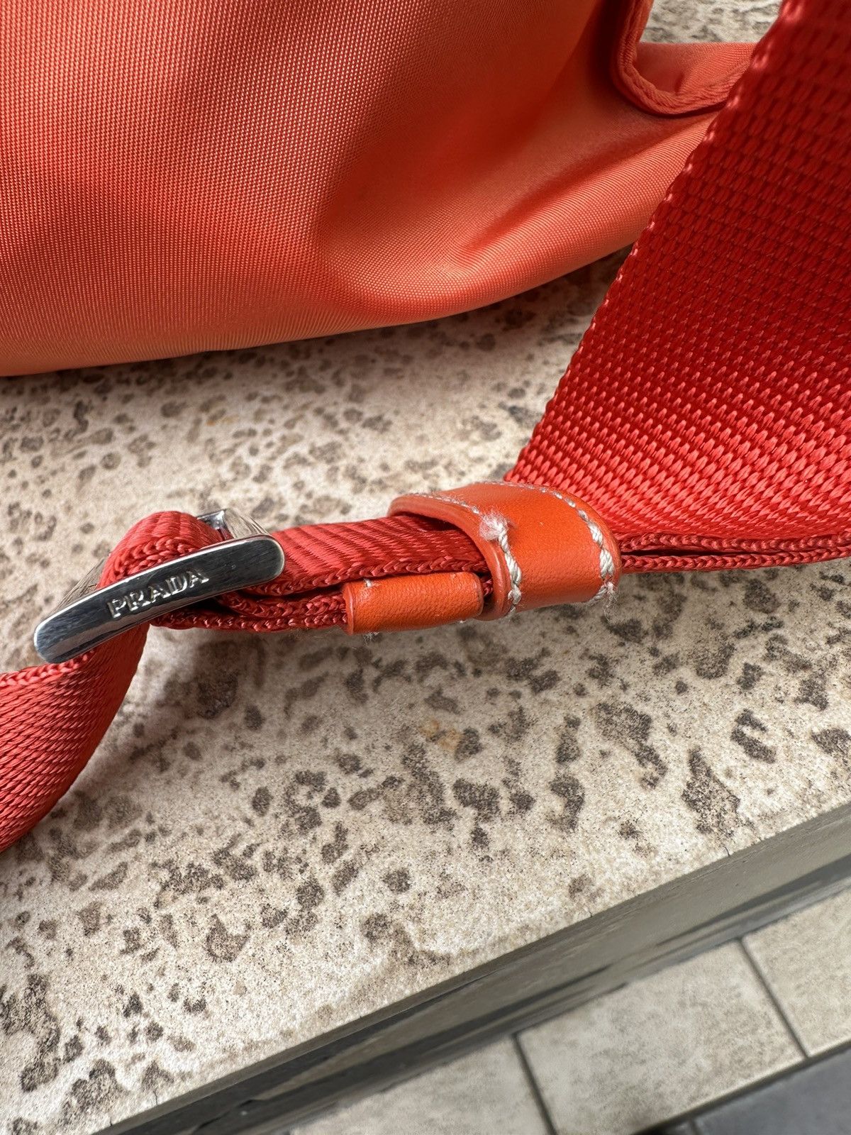 Prada Prada Nylon Bag Peach Size ONE SIZE - 9 Thumbnail