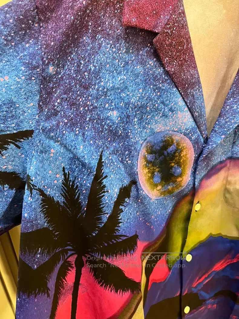 Valentino Valentino Genuine Cosmic Sky Oil Painting HD Printed Xavi Size US M / EU 48-50 / 2 - 6 Thumbnail