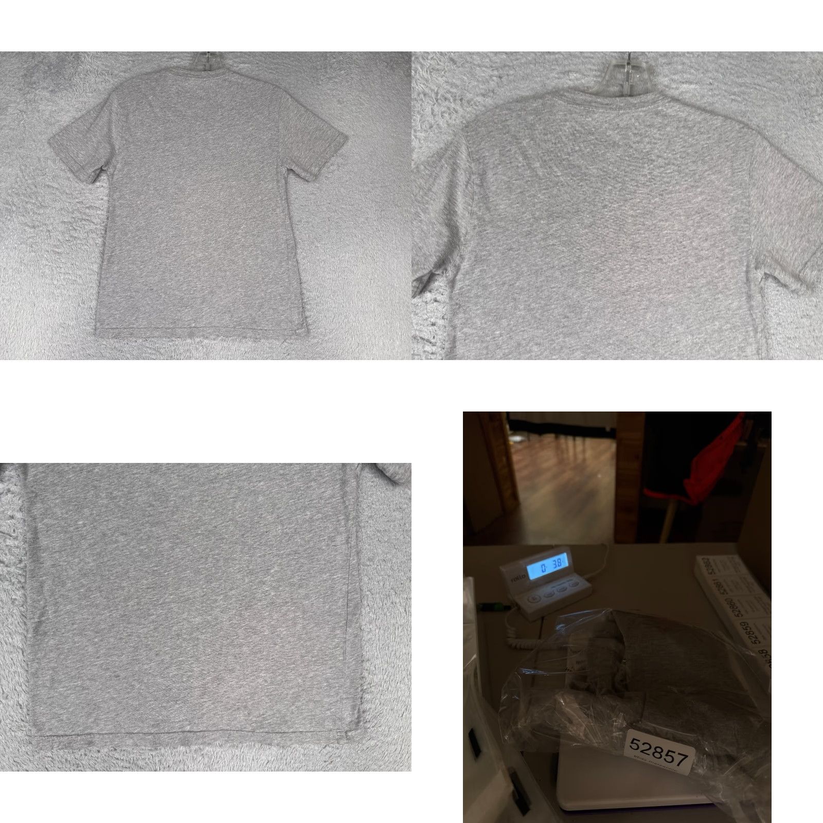 Polo Ralph Lauren Polo Ralph Lauren Shirt Men Medium Gray Crew Neck 100% Cotton Short Sleeve Pony Size US M / EU 48-50 / 2 - 9 Thumbnail
