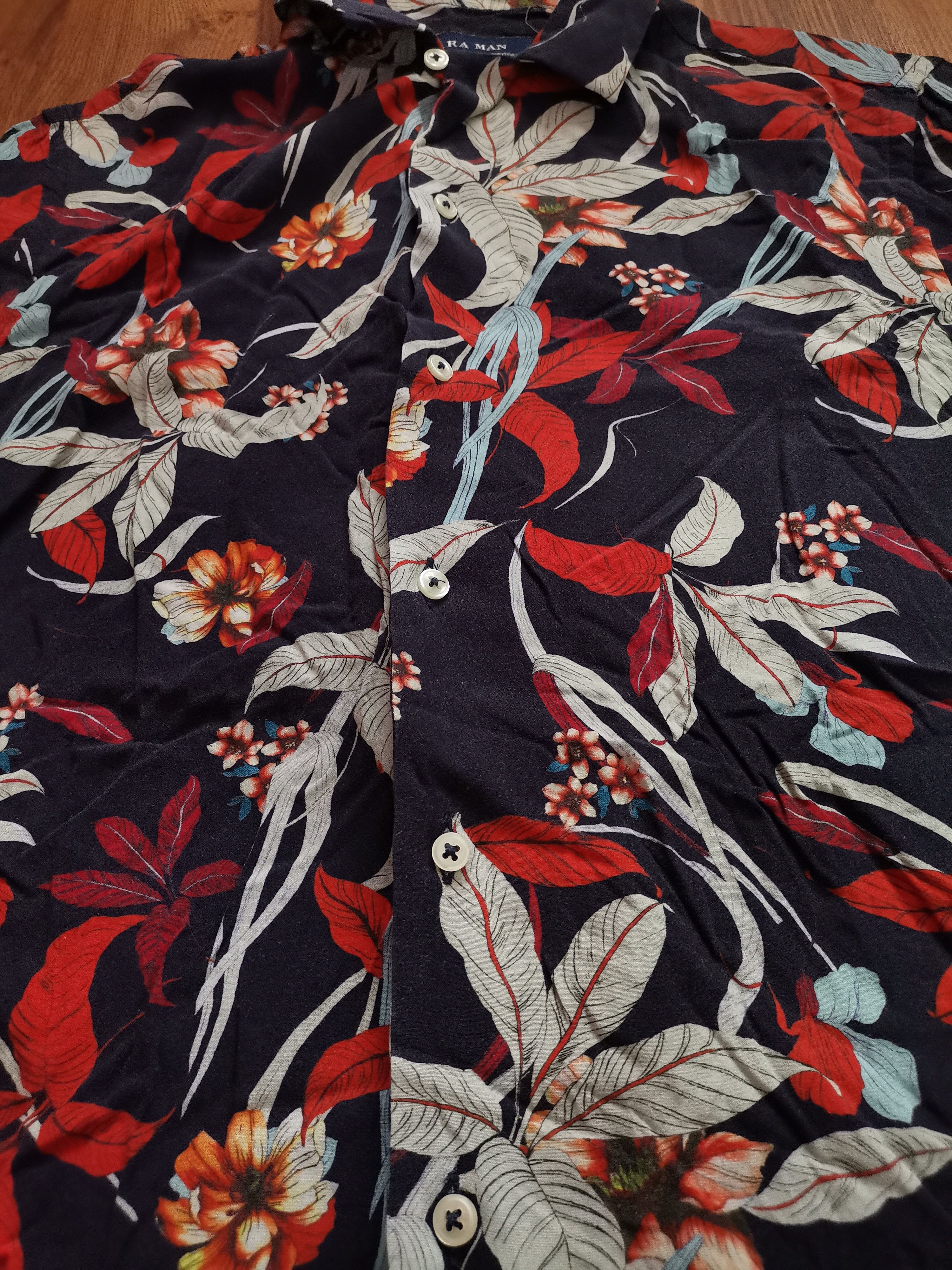 Zara Zara Floral Shirt Size US M / EU 48-50 / 2 - 2 Thumbnail