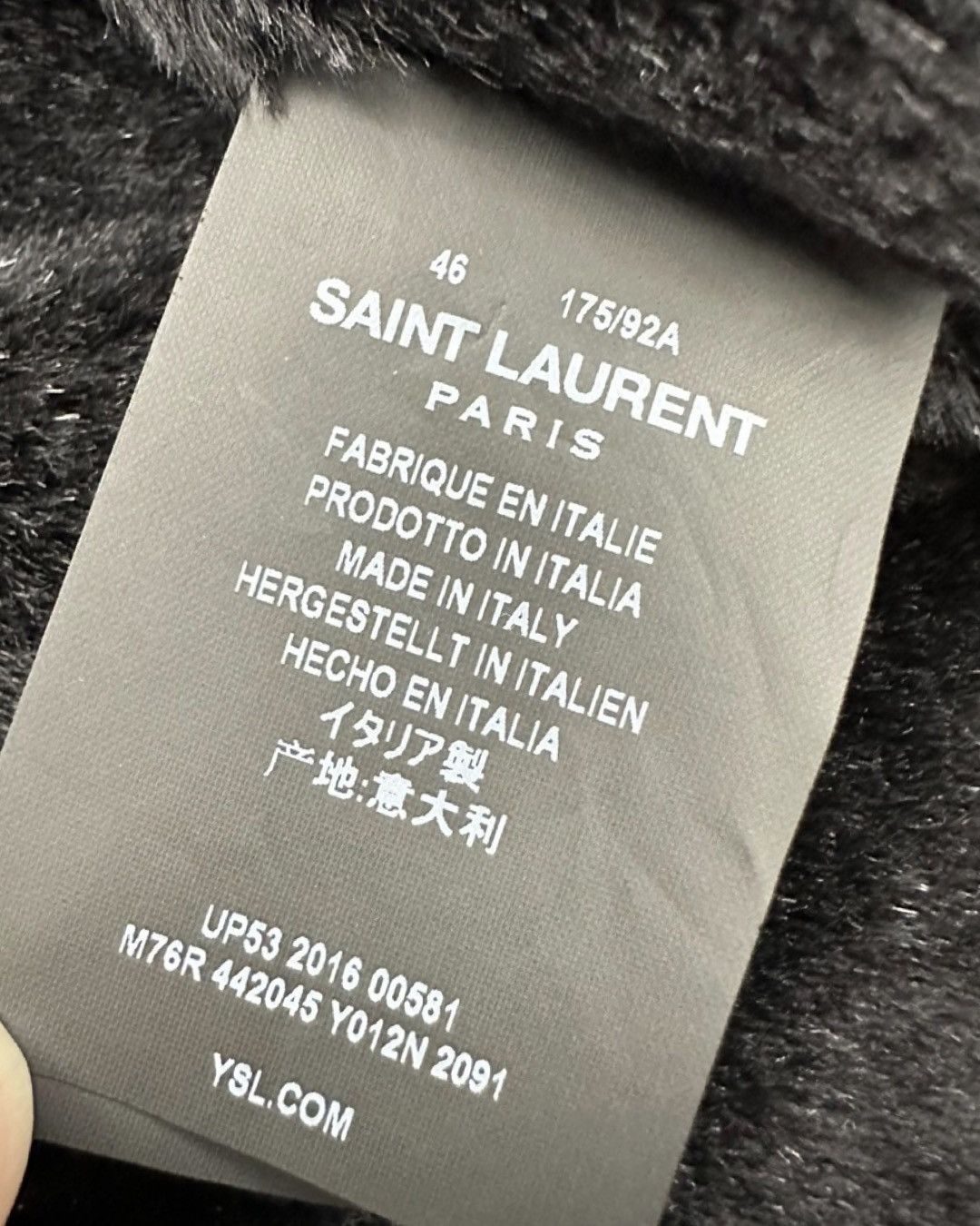 Saint Laurent Paris *Rare* Saint Laurent Paris AW16 Palladium Napoleon Coat Size US S / EU 44-46 / 1 - 5 Thumbnail