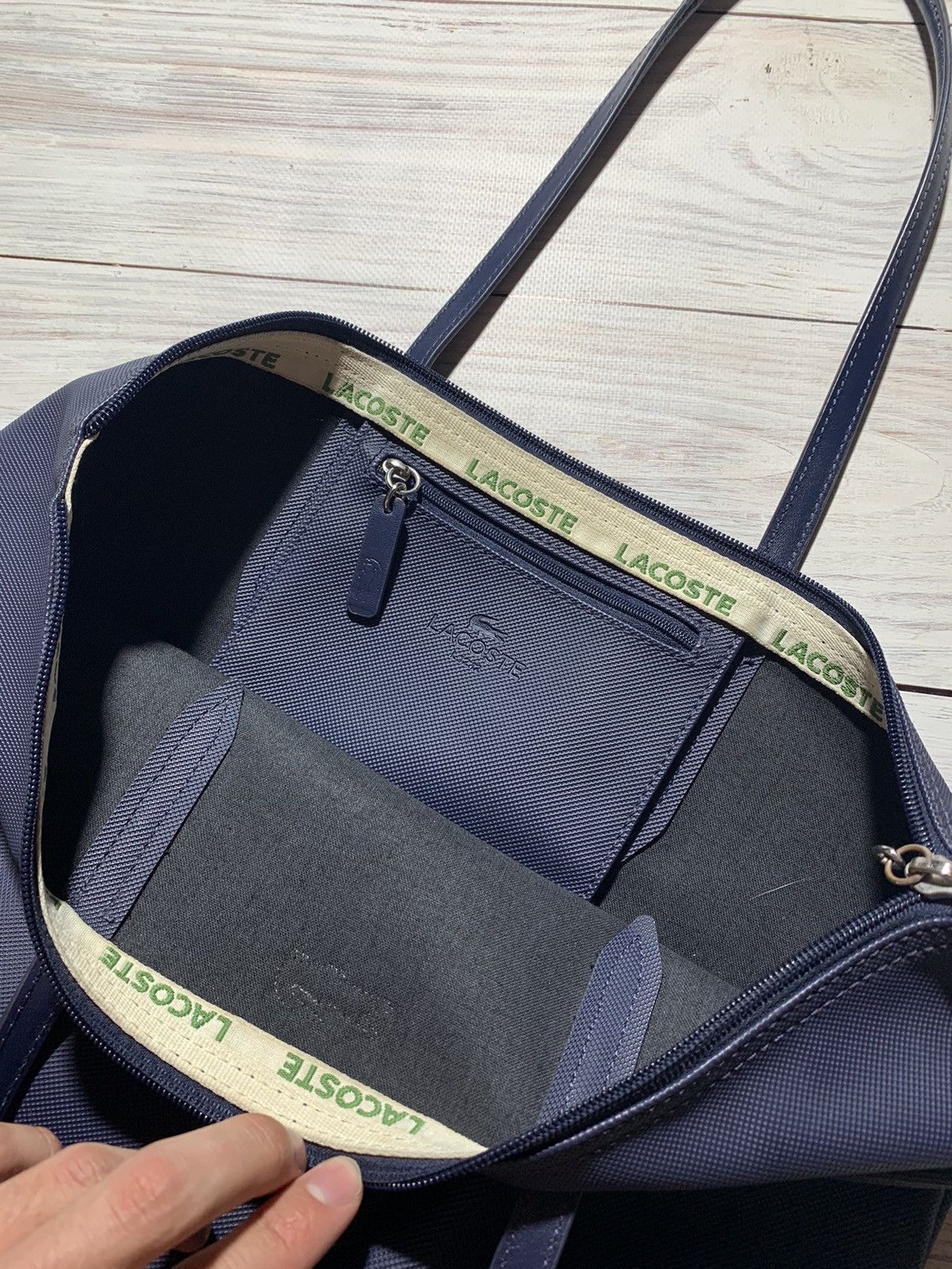 Lacoste × Vintage Lacoste vintage hand bag 💼 Size ONE SIZE - 4 Thumbnail
