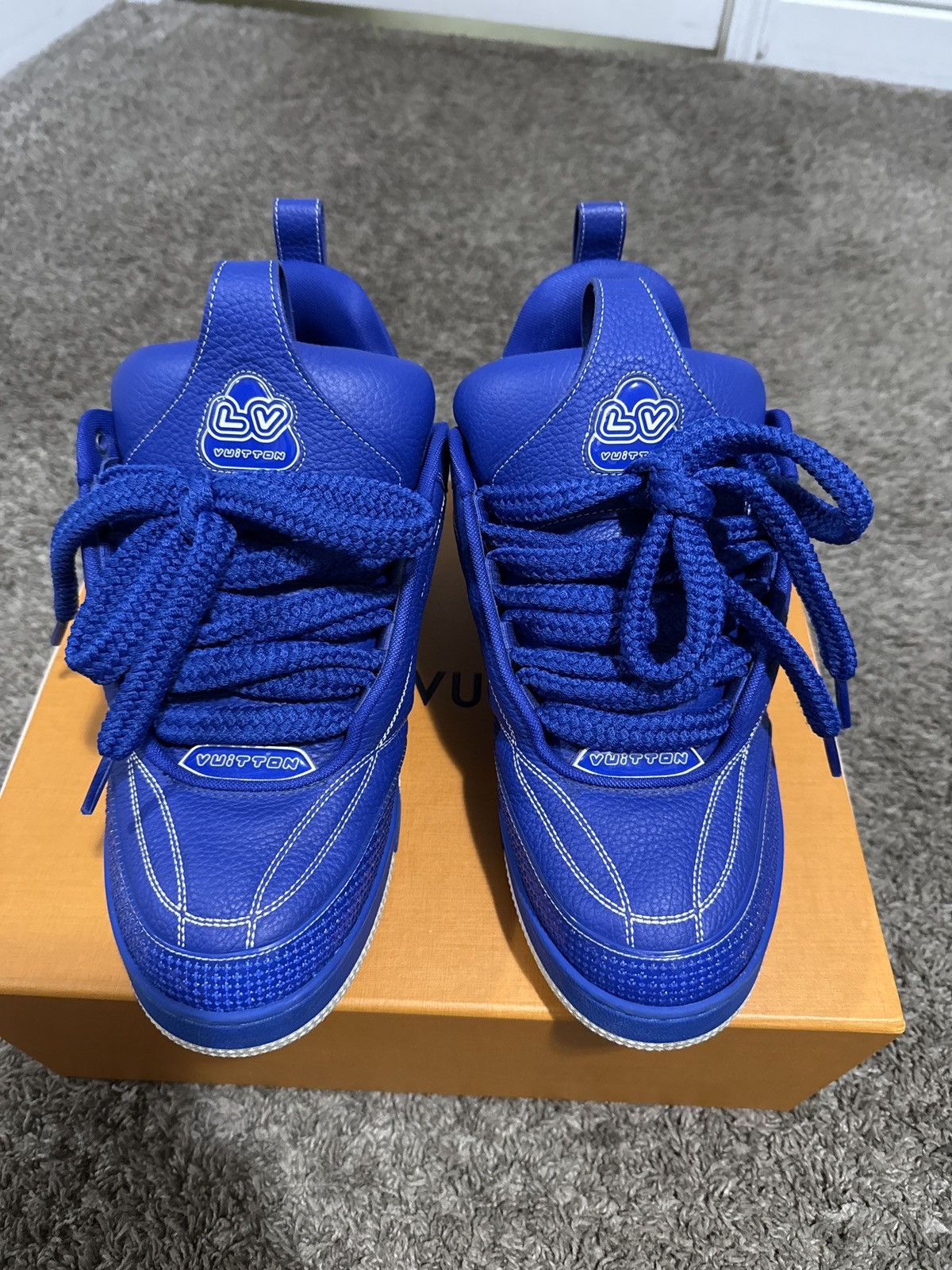 Louis Vuitton Louis Vuitton LV Skate Sneaker “Blue” Size US 11 / EU 44 - 5 Thumbnail