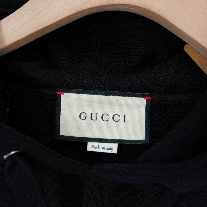 Gucci Gucci Black square LOGO hooded pocket sweatshirt skirt Size S / US 4 / IT 40 - 4 Thumbnail