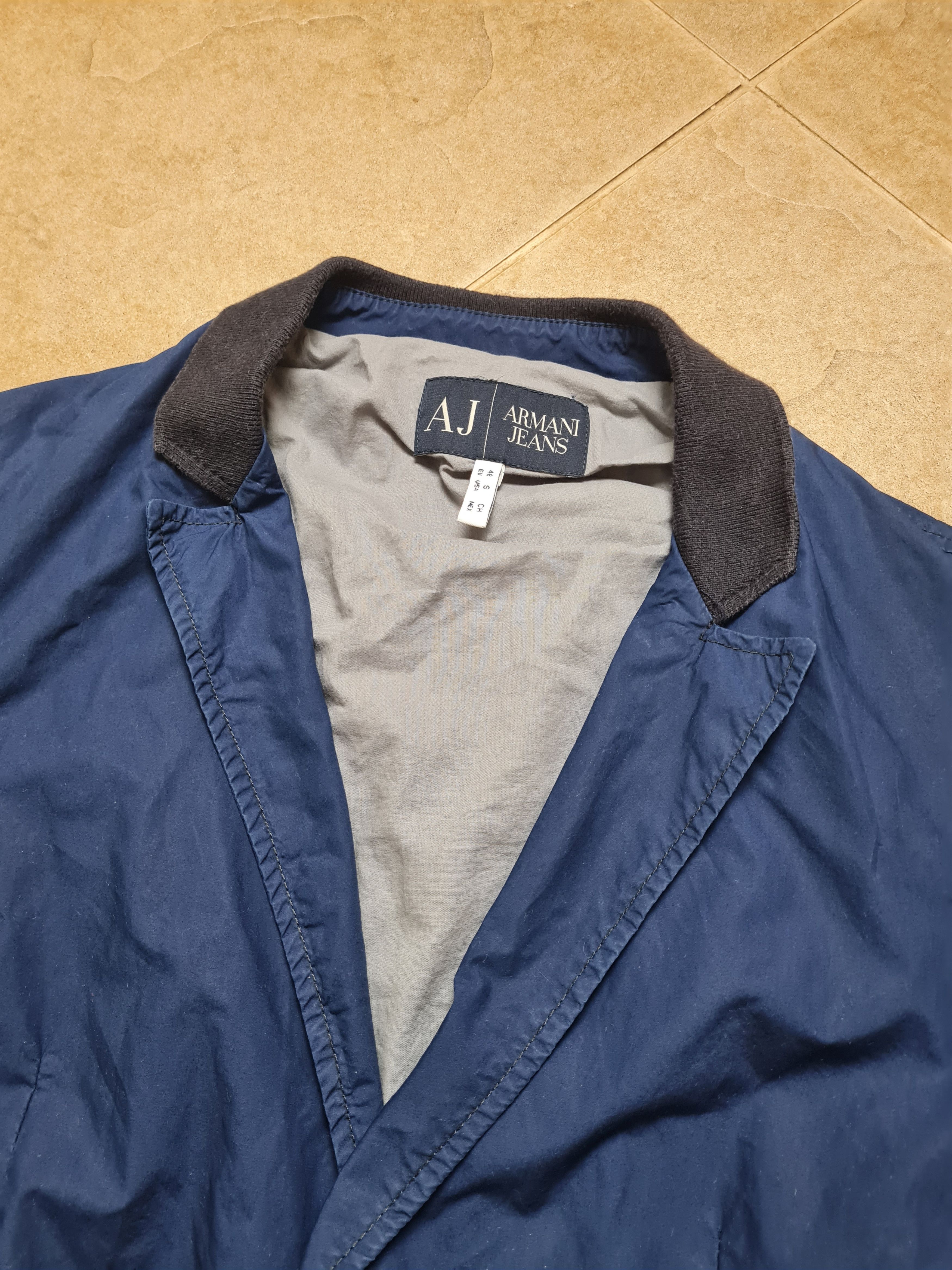 Armani Vintage Jackets ARMANI JEANS unisex Blazer Jacket Blue Size US S / EU 44-46 / 1 - 17 Thumbnail