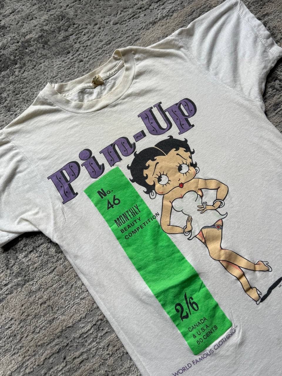 Vintage Beety boop 1987 vintage t shirt Size US S / EU 44-46 / 1 - 4 Thumbnail