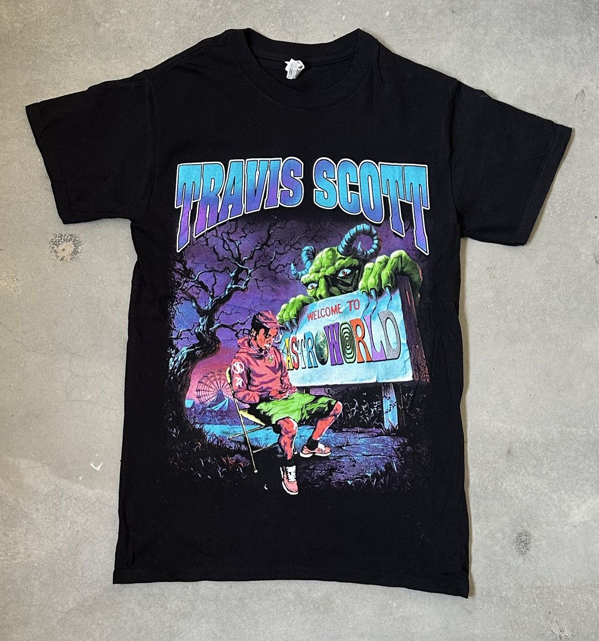 Band Tees TRAVIS SCOTT ASTROWORLD TEE Size US S / EU 44-46 / 1 - 1 Thumbnail