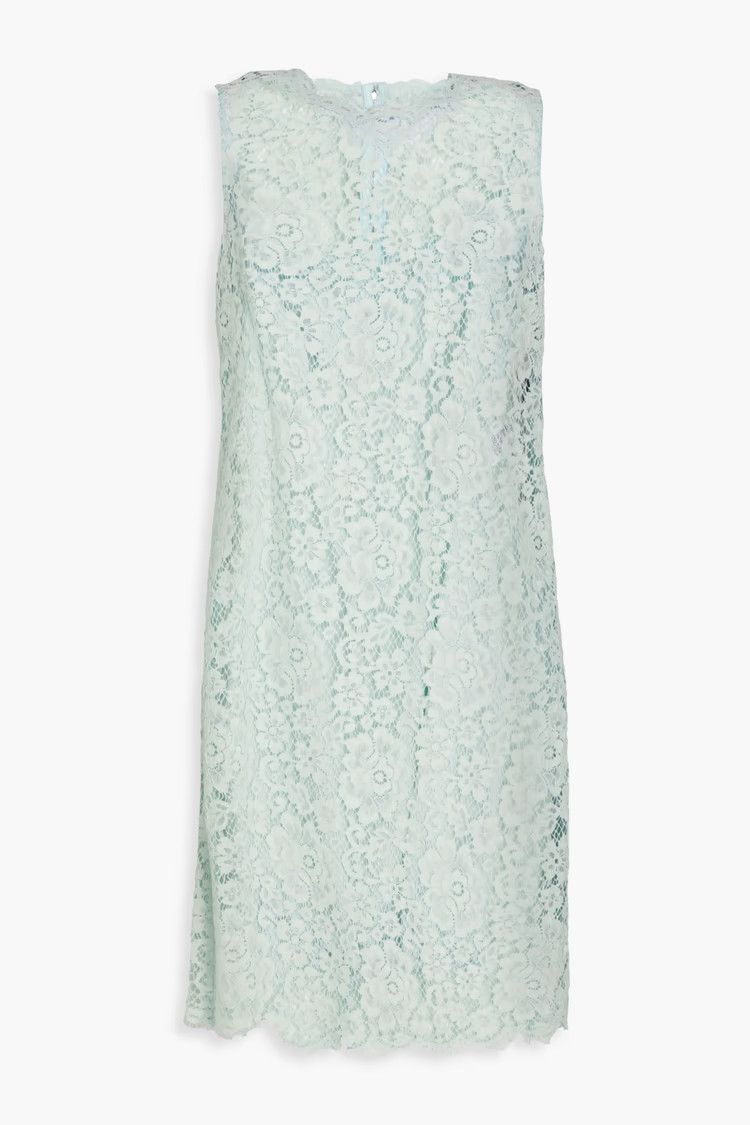 Dolce & Gabbana o1y0825 Mini Dress in Light Green Size M / US 6-8 / IT 42-44 - 1 Thumbnail