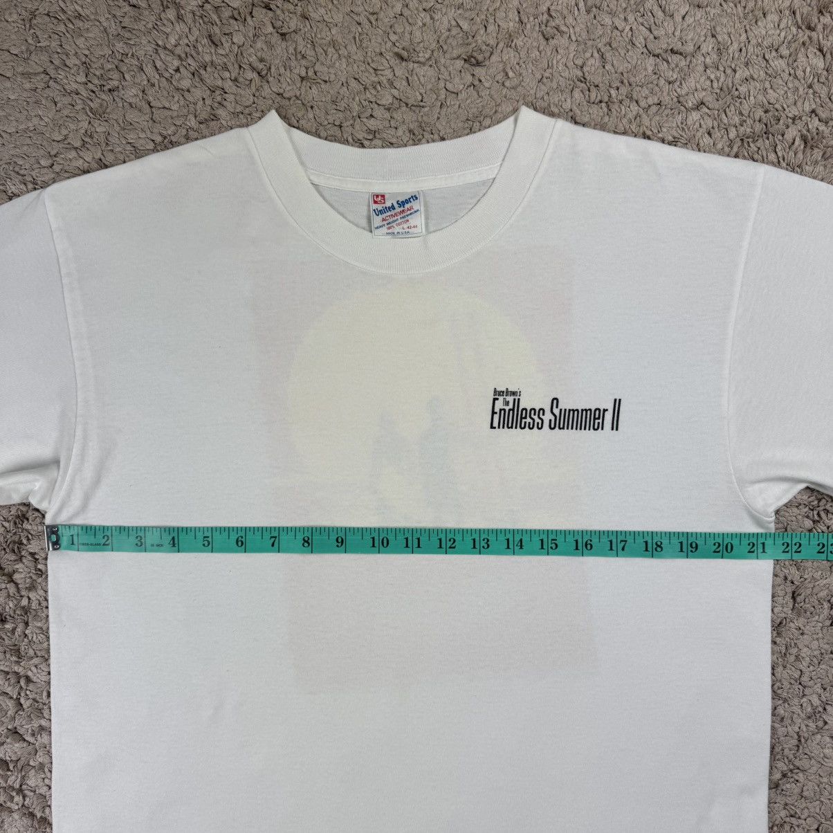Vintage Vintage Bruce Brown The Endless Summer II Movie Promo Tee Size US L / EU 52-54 / 3 - 14 Thumbnail