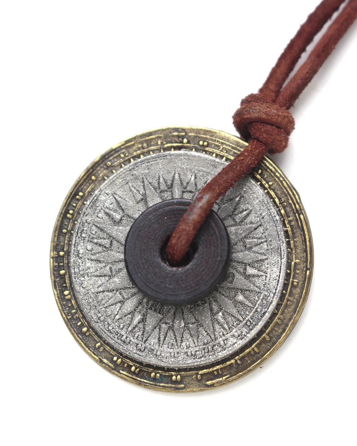 Vintage 2000S JAPANESE MADE SUN DISC PENDANT NECKLACE Size ONE SIZE - 2 Thumbnail