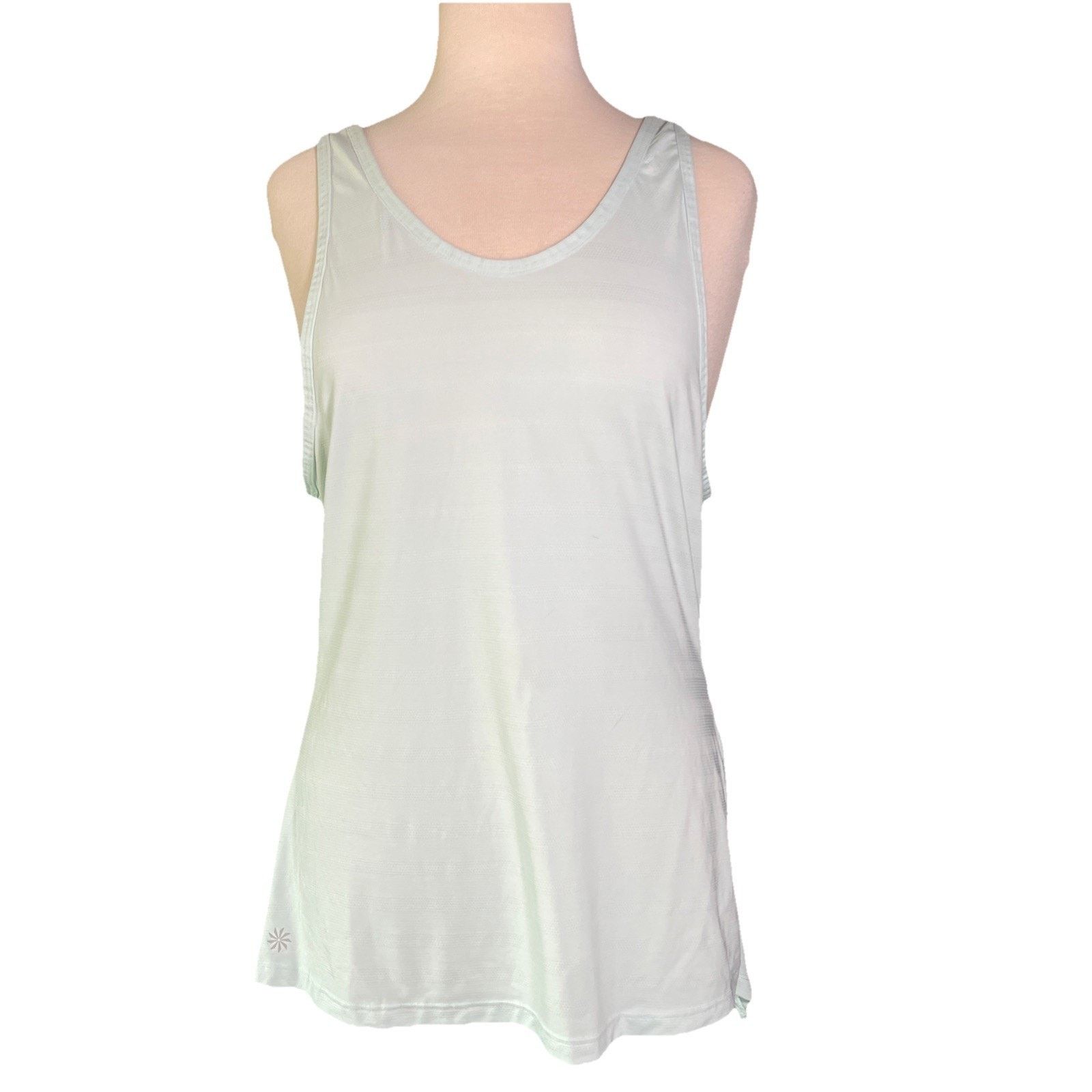 Athleta ATHLETA Women's Sleeveless Workout Top M Soft Green Size M / US 6-8 / IT 42-44 - 1 Thumbnail