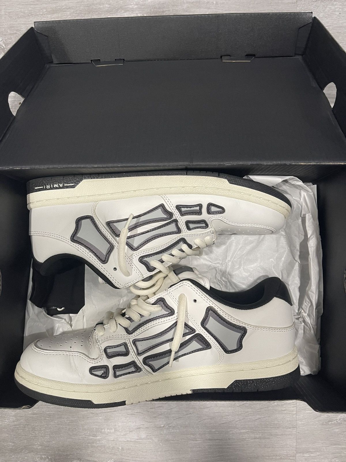 Amiri White and black Amiri skeleton chunky Size US 10 / EU 43 - 1 Thumbnail