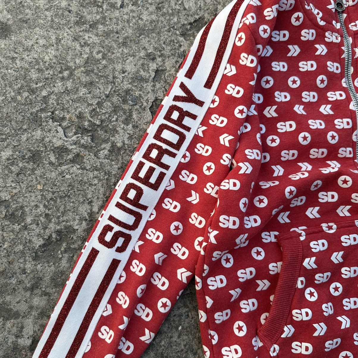 Superdry Vintage Japanese Style Superdry Coral Design Zip Sweater Size US S / EU 44-46 / 1 - 7 Thumbnail