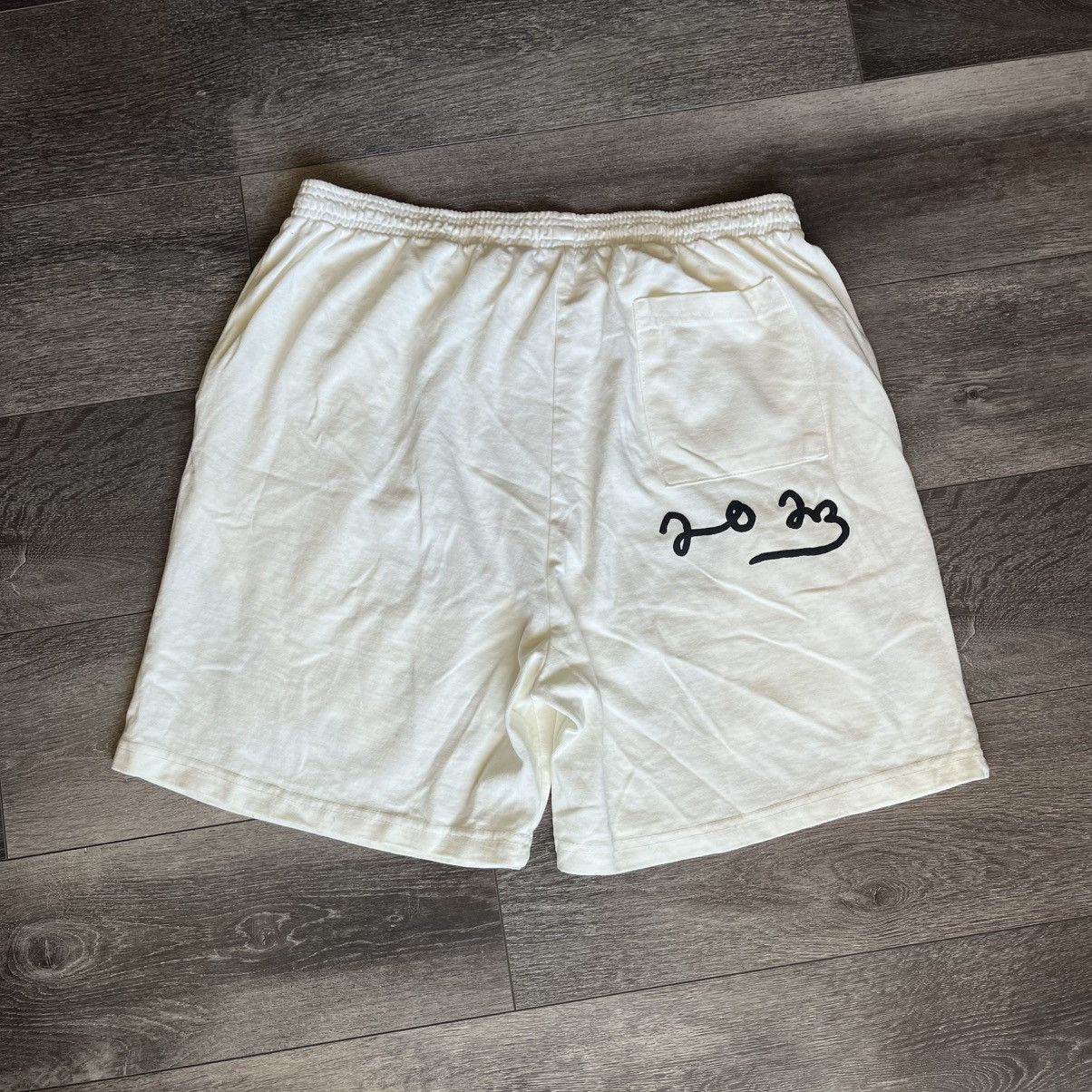 Asspizza Asspizza 2023 Puff Print Star Logo Shorts White Blue Size XL Size US 36 / EU 52 - 2 Thumbnail