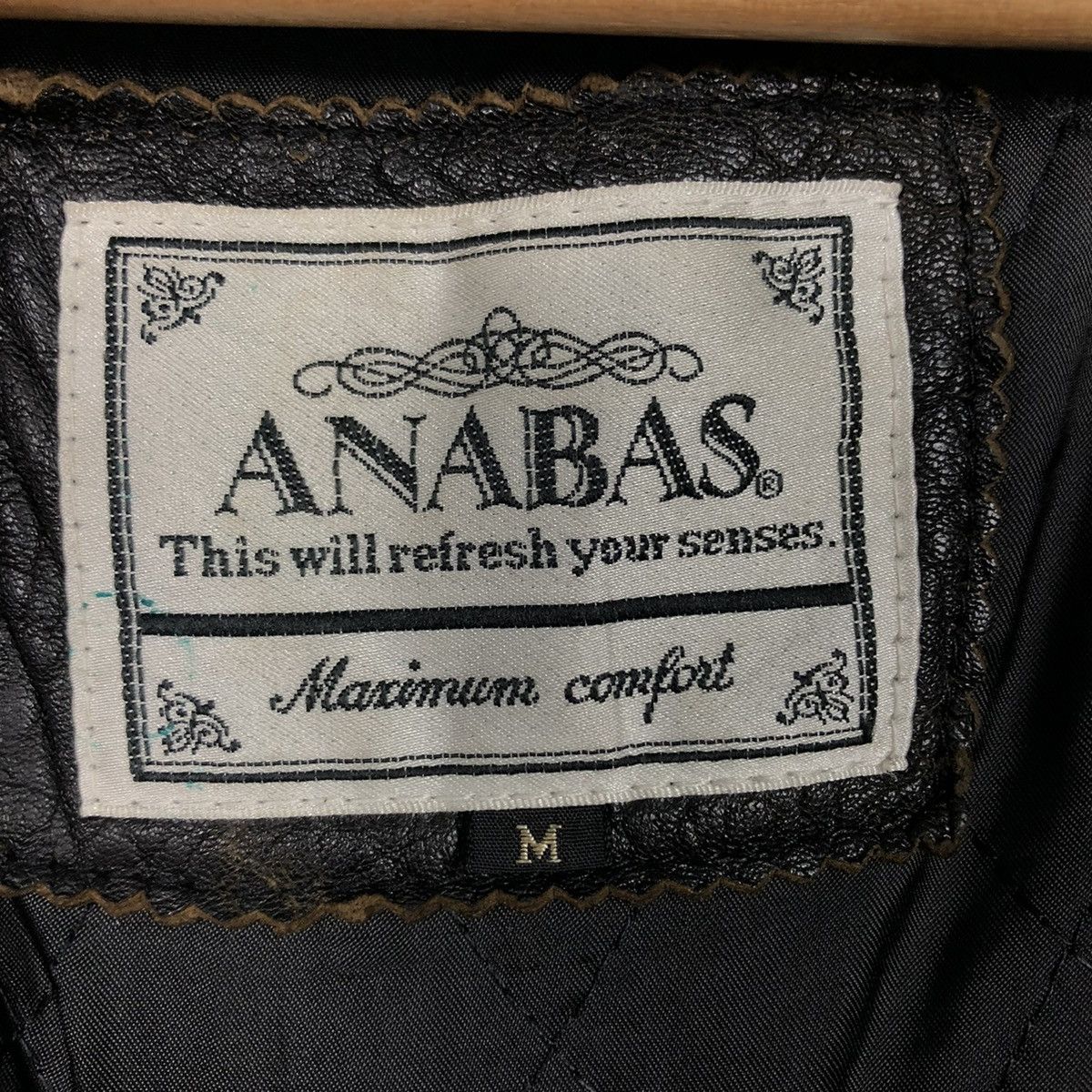 Japanese Brand 🔥VINTAGE BIKER GENUINE LEATHER JACKET ANABAS ISSEY MIYAKE Size US M / EU 48-50 / 2 - 21 Thumbnail