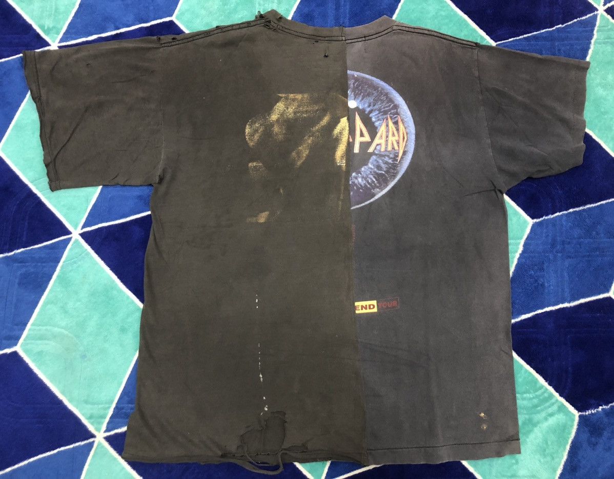 Vintage Vintage custom band shirt DEF LEPPARD Size US XL / EU 56 / 4 - 4 Thumbnail