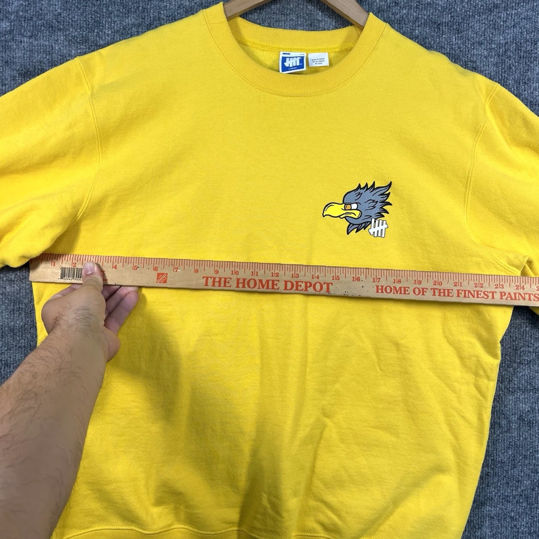 Undefeated VINTAGE UNDEFEATED BIRD BIRDS Mens Large Yellow Crewneck Sweatshirt Streetwear UNDFTD Size US L / EU 52-54 / 3 - 6 Thumbnail