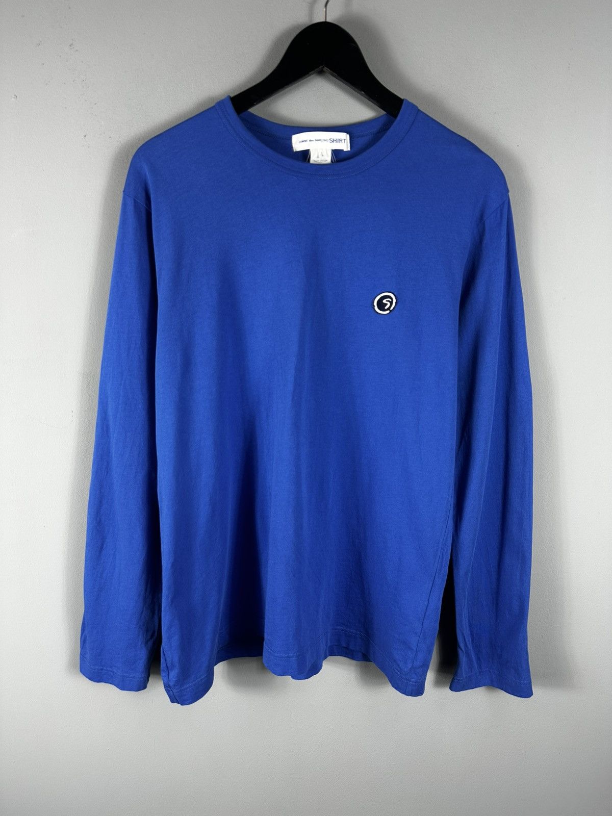 Comme des Garcons PLAY Vintage Comme Des Garcons long sleeve navy Size US L / EU 52-54 / 3 - 1 Thumbnail